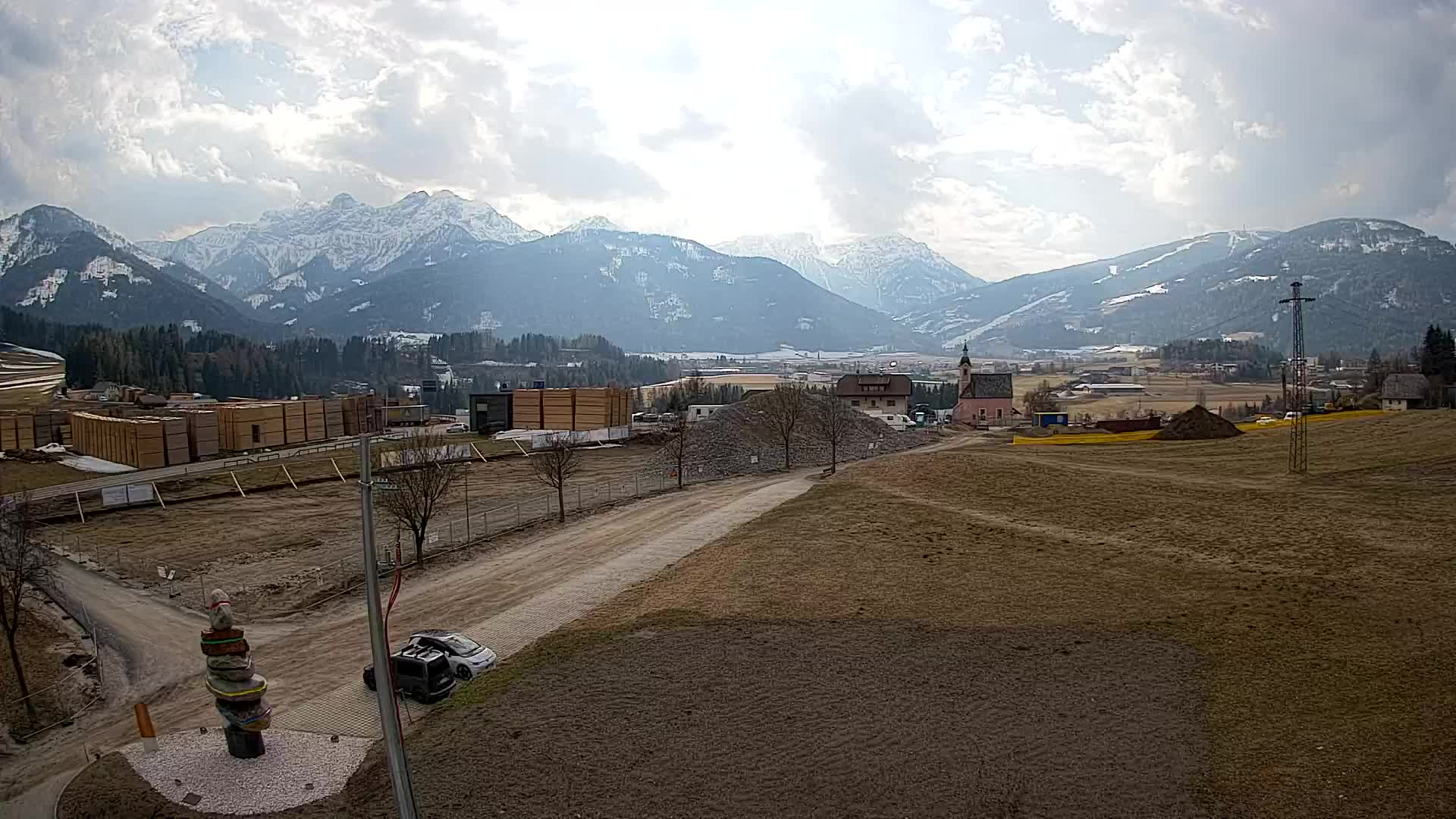 Webcam Rasun / Plan de Corones – Vista live dalla Valle di Anterselva