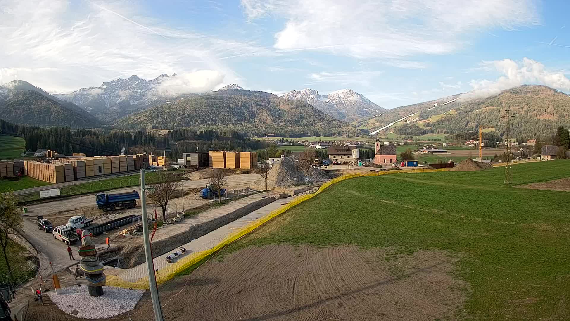 Webcam Rasen / Kronplatz – Live View from the Antholzertal Valley