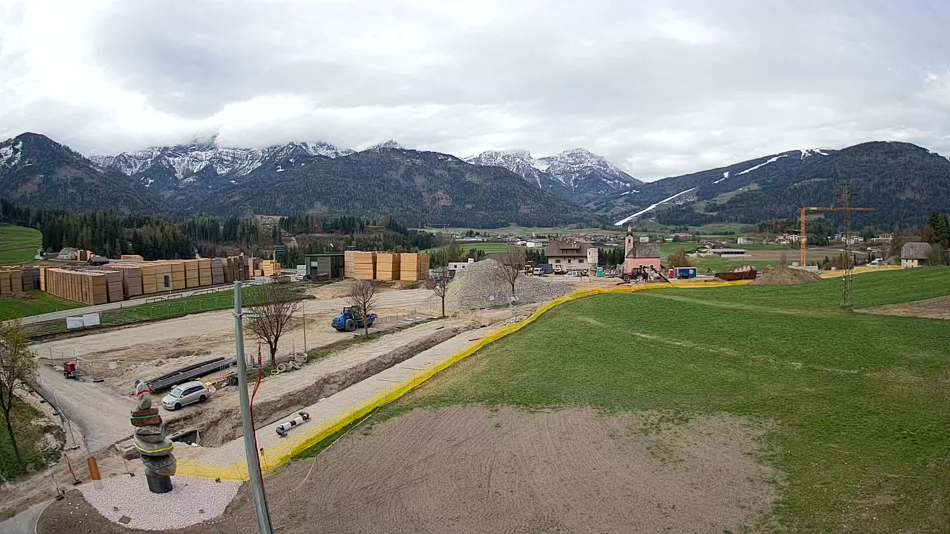 Webcam Rasun / Plan de Corones – Vista live dalla Valle di Anterselva