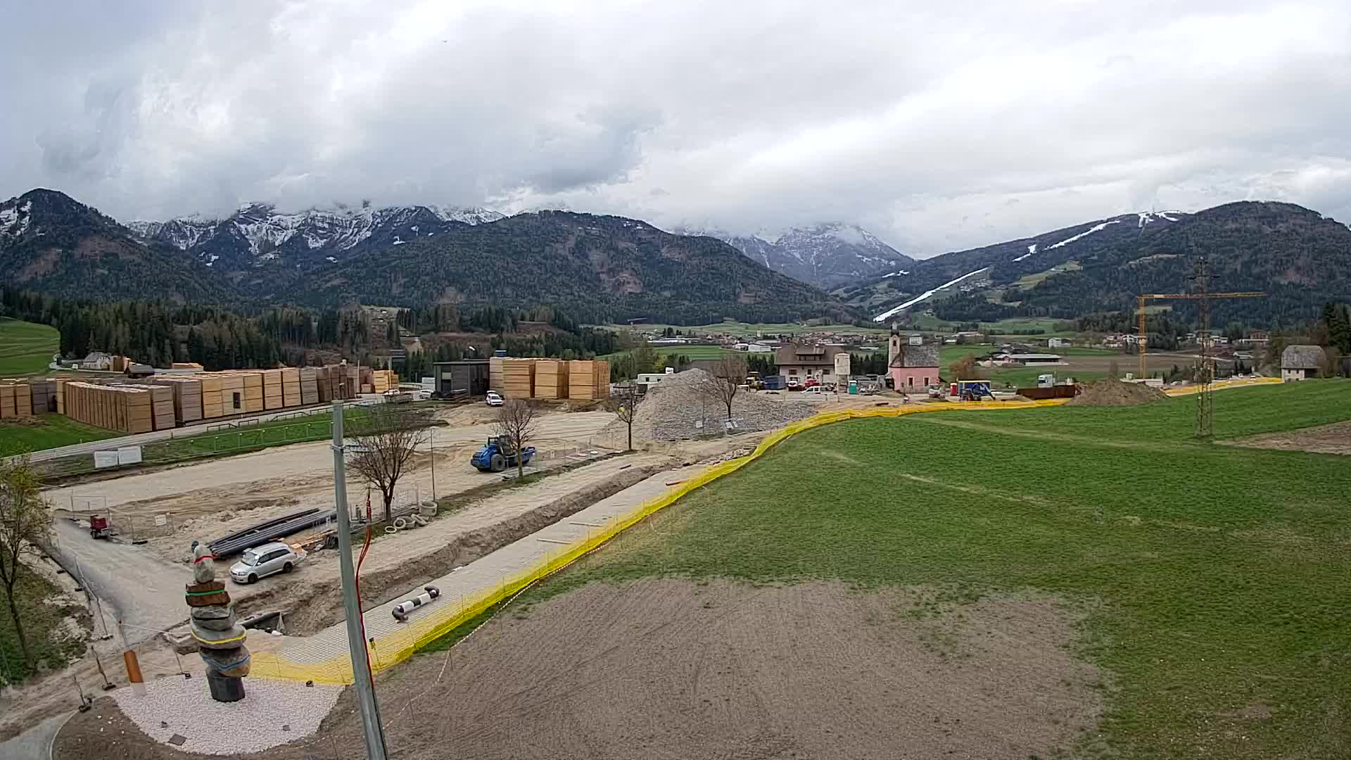 Webcam Rasun / Plan de Corones – Vista live dalla Valle di Anterselva