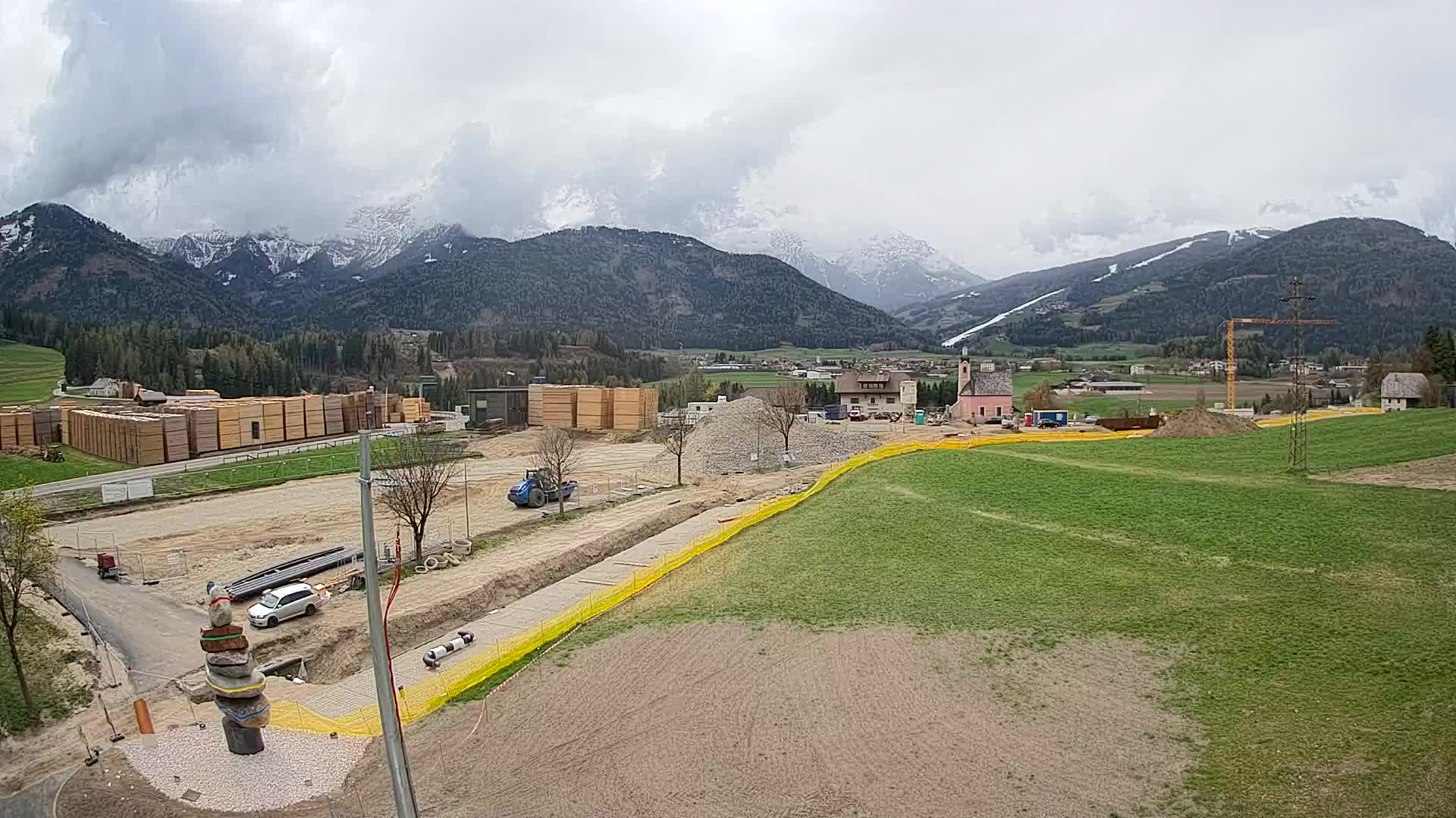 Webcam Rasun / Plan de Corones – Vista live dalla Valle di Anterselva