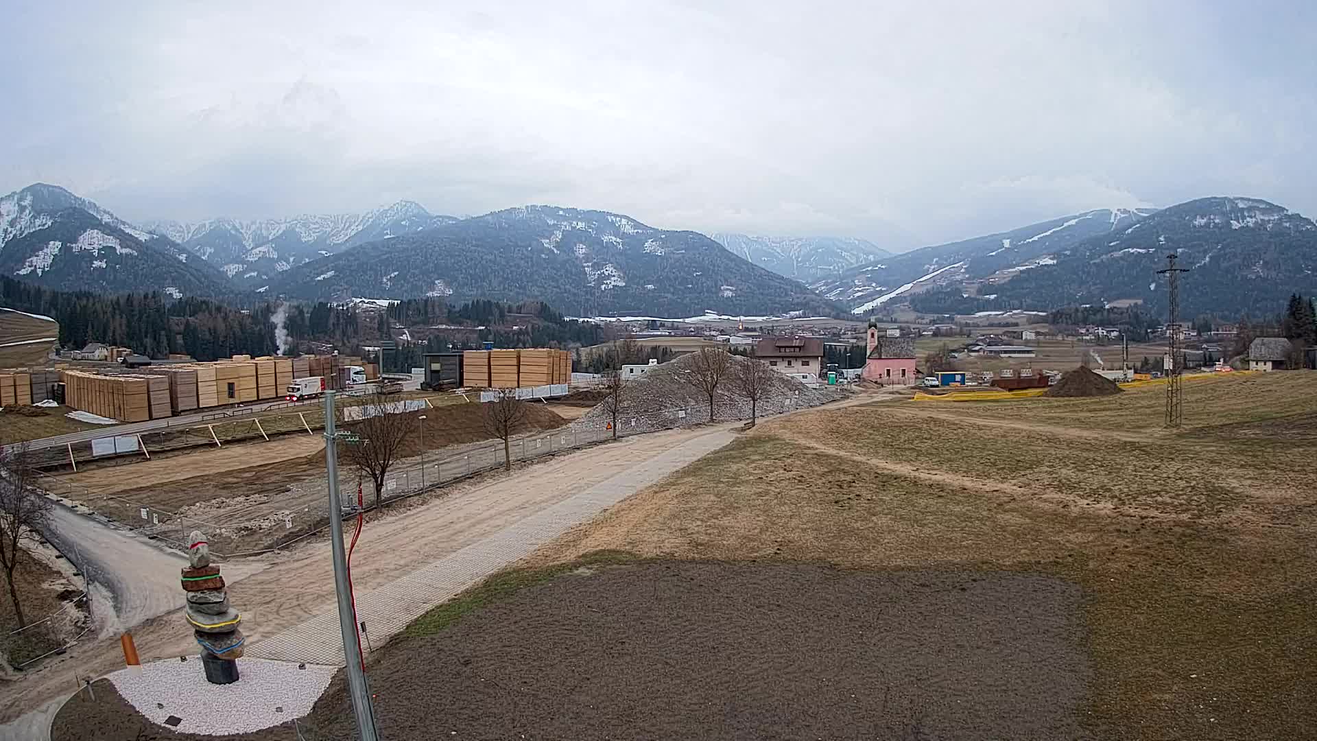 Webcam Rasun / Plan de Corones – Vista live dalla Valle di Anterselva