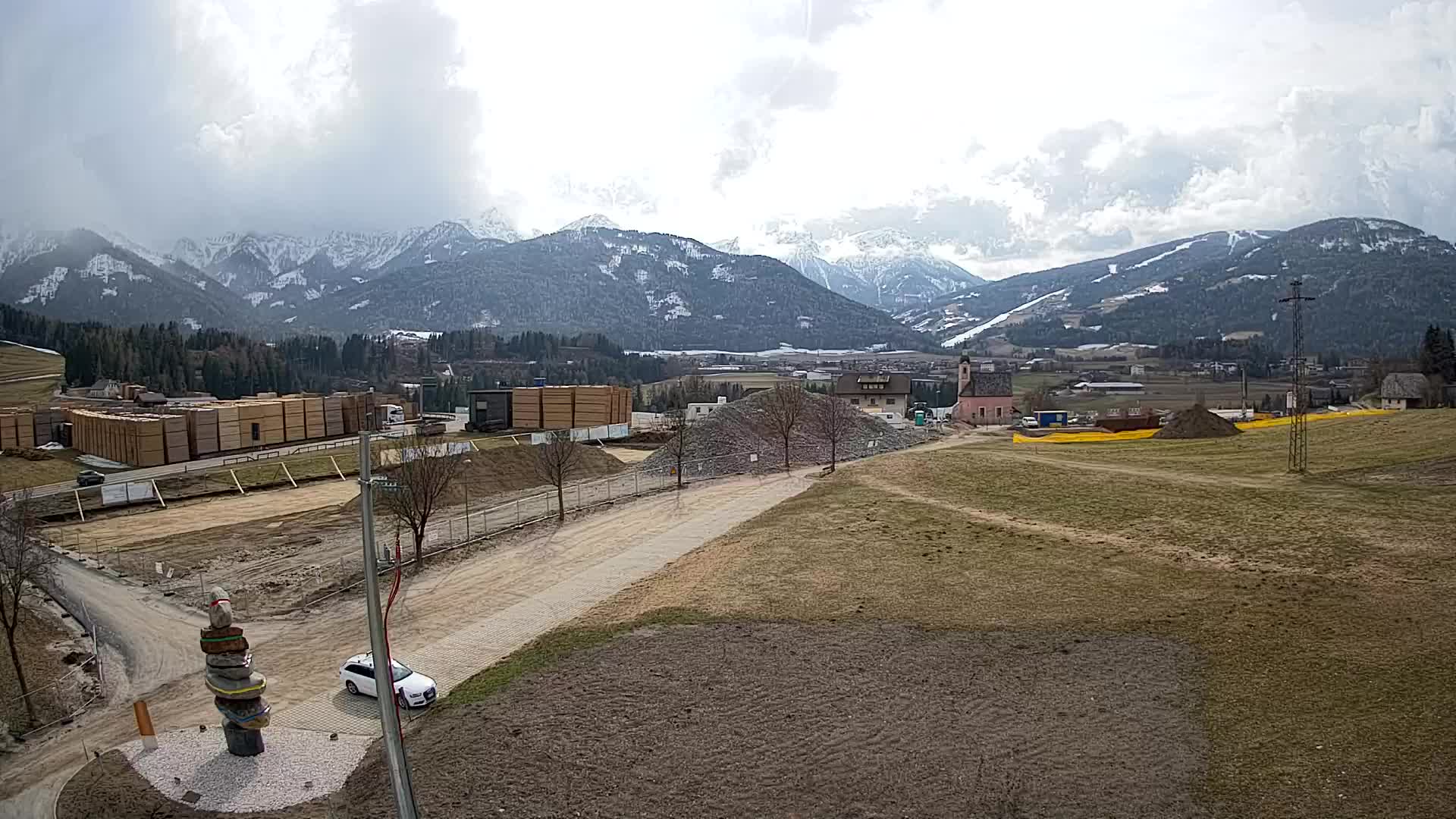 Webcam Rasun / Plan de Corones – Vista live dalla Valle di Anterselva