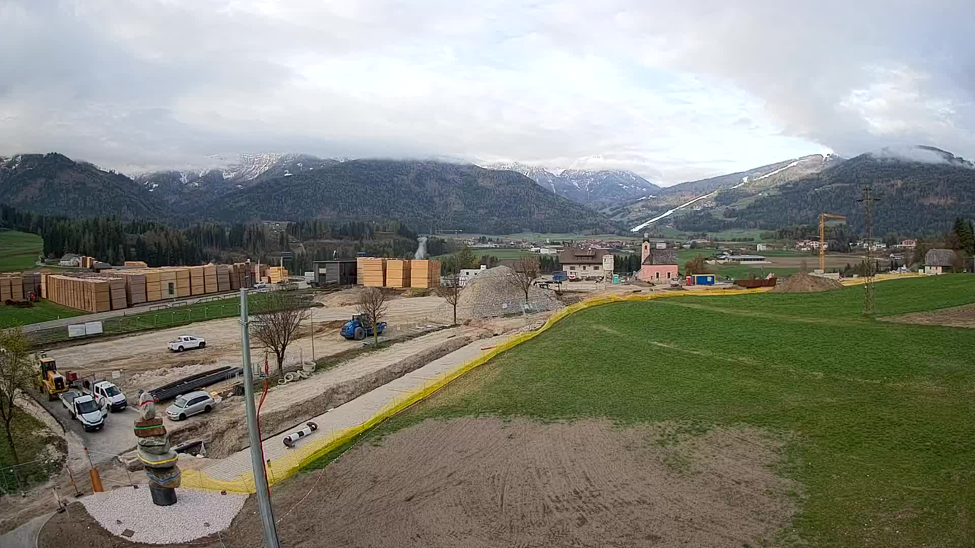 Webcam Rasun / Plan de Corones – Vista live dalla Valle di Anterselva