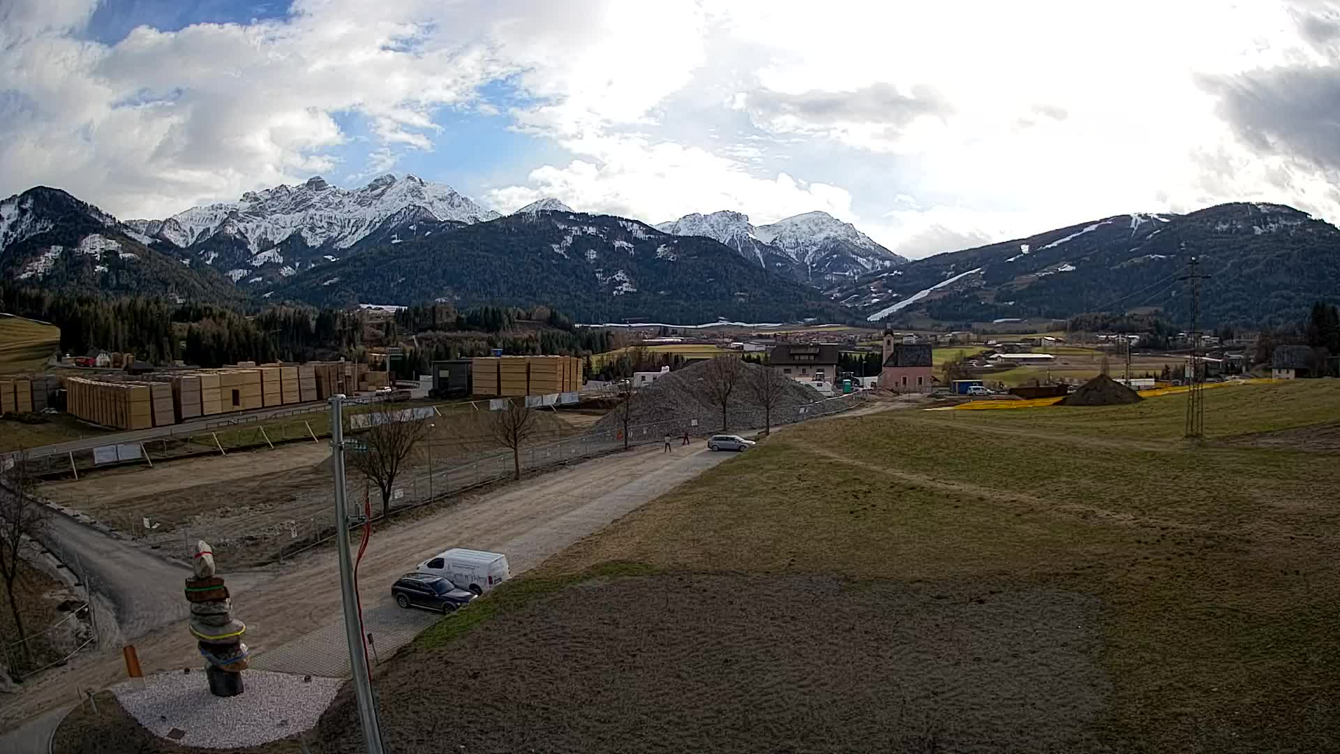 Webcam Rasun / Plan de Corones – Vista live dalla Valle di Anterselva
