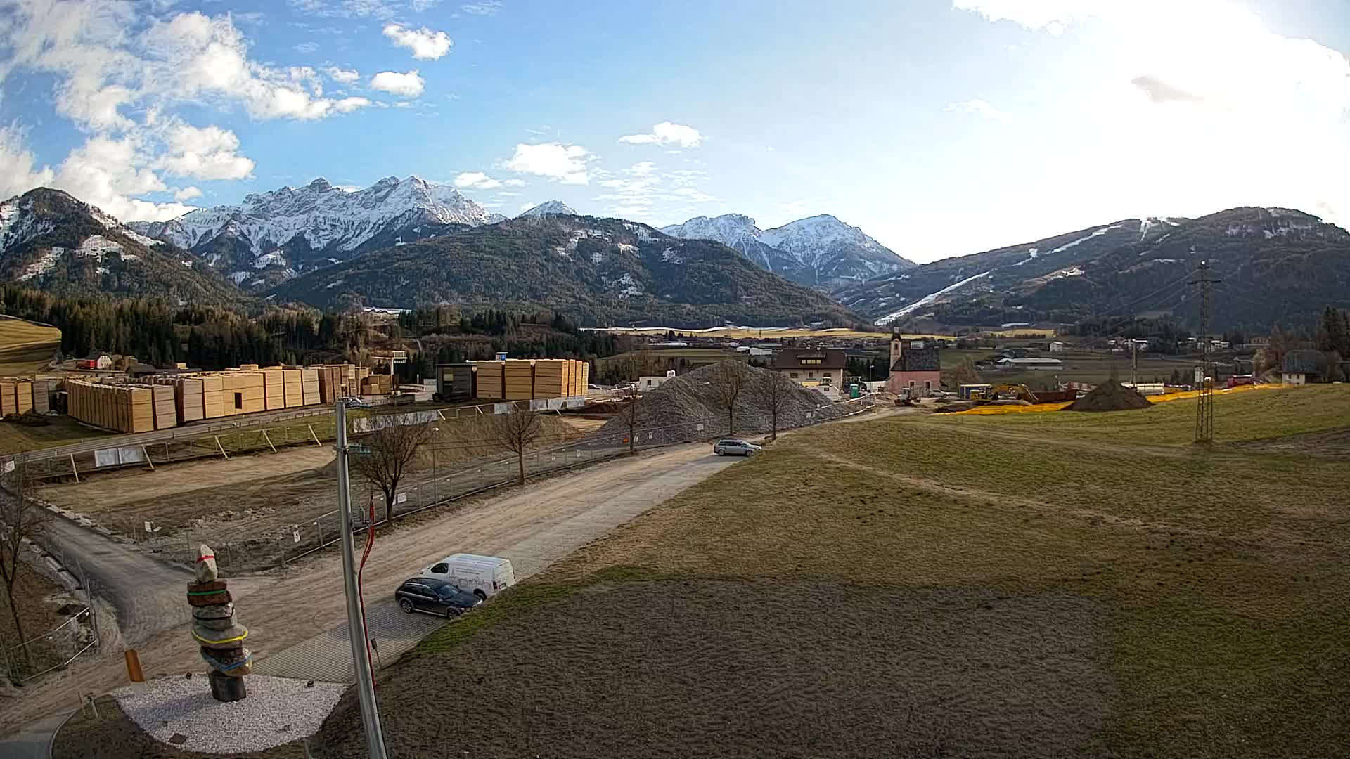 Webcam Rasun / Plan de Corones – Vista live dalla Valle di Anterselva