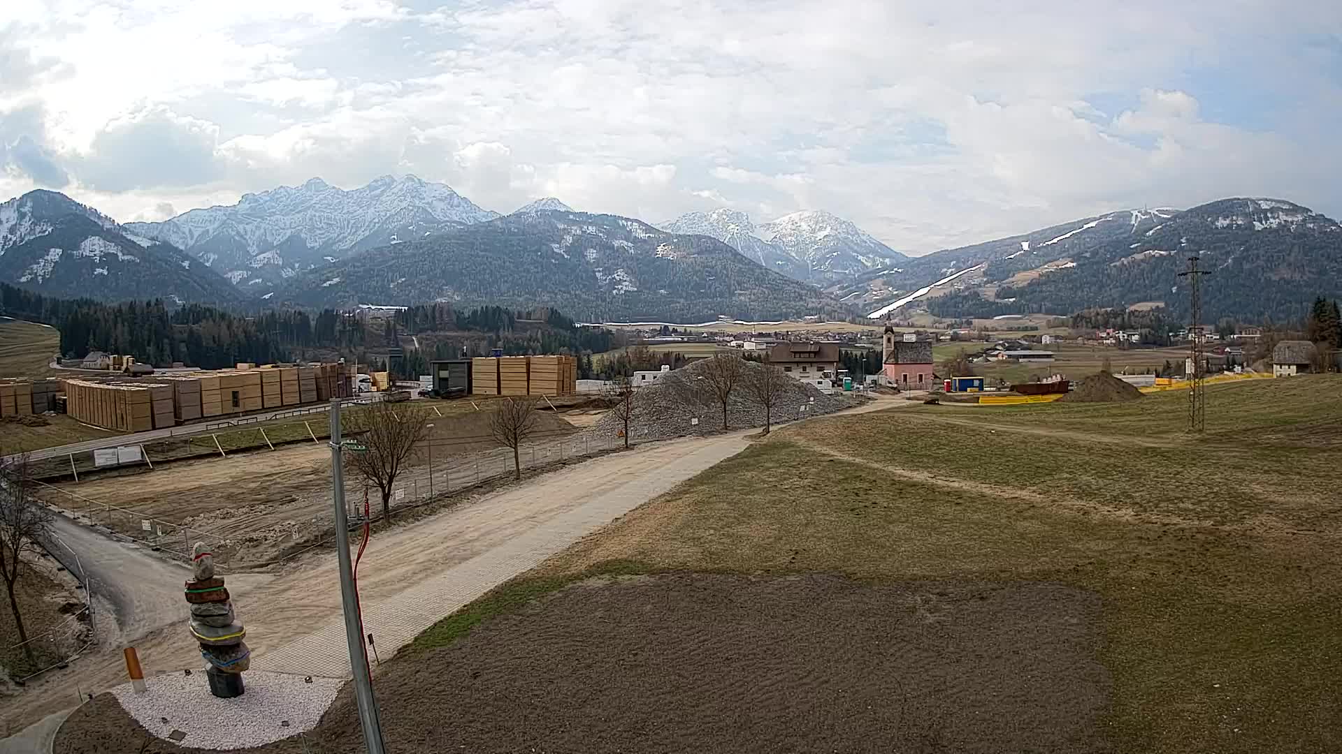 Webcam Rasun / Plan de Corones – Vista live dalla Valle di Anterselva