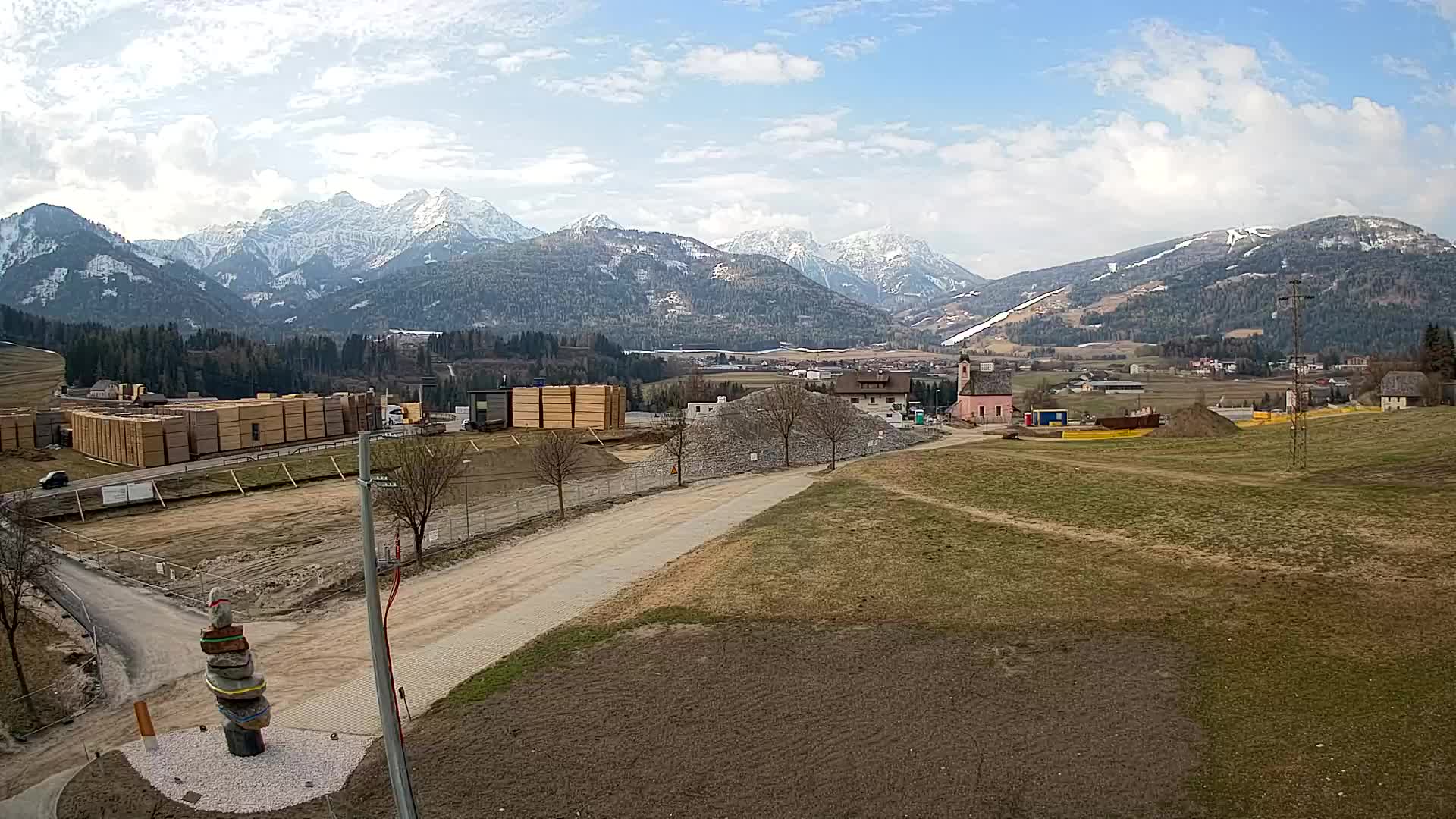 Webcam Rasun / Plan de Corones – Vista live dalla Valle di Anterselva