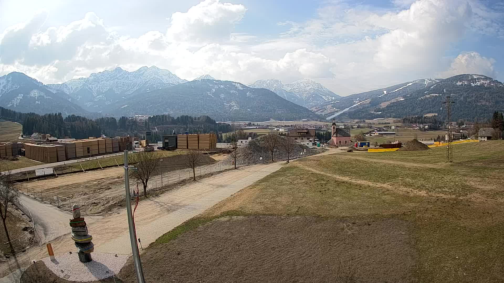 Webcam Rasun / Plan de Corones – Vista live dalla Valle di Anterselva