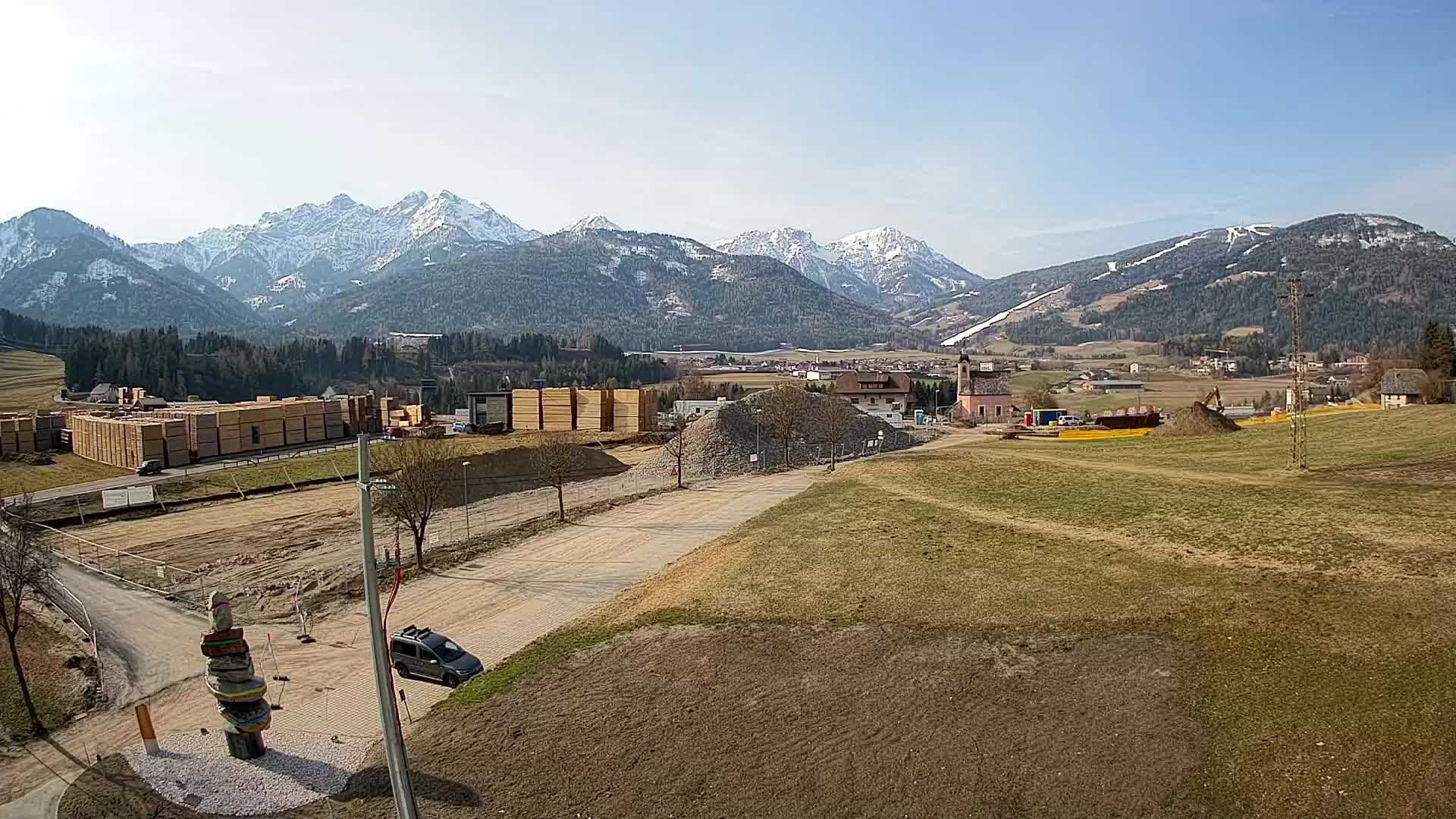 Webcam Rasun / Plan de Corones – Vista live dalla Valle di Anterselva