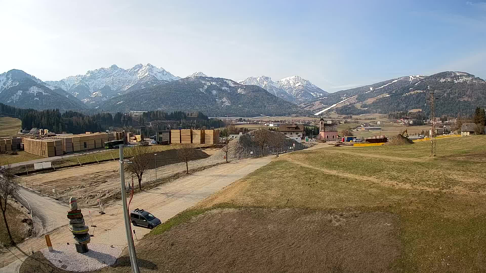 Webcam Rasun / Plan de Corones – Vista live dalla Valle di Anterselva