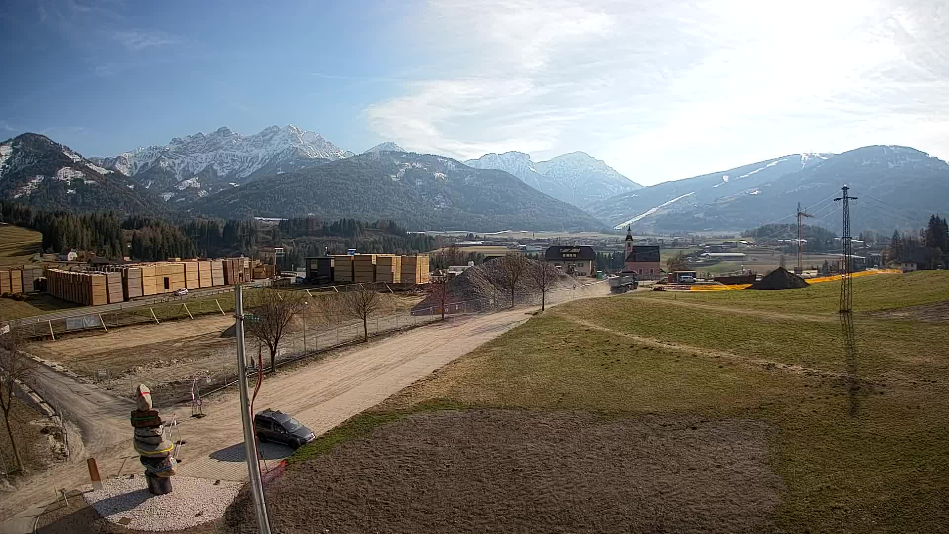 Webcam Rasun / Plan de Corones – Vista live dalla Valle di Anterselva