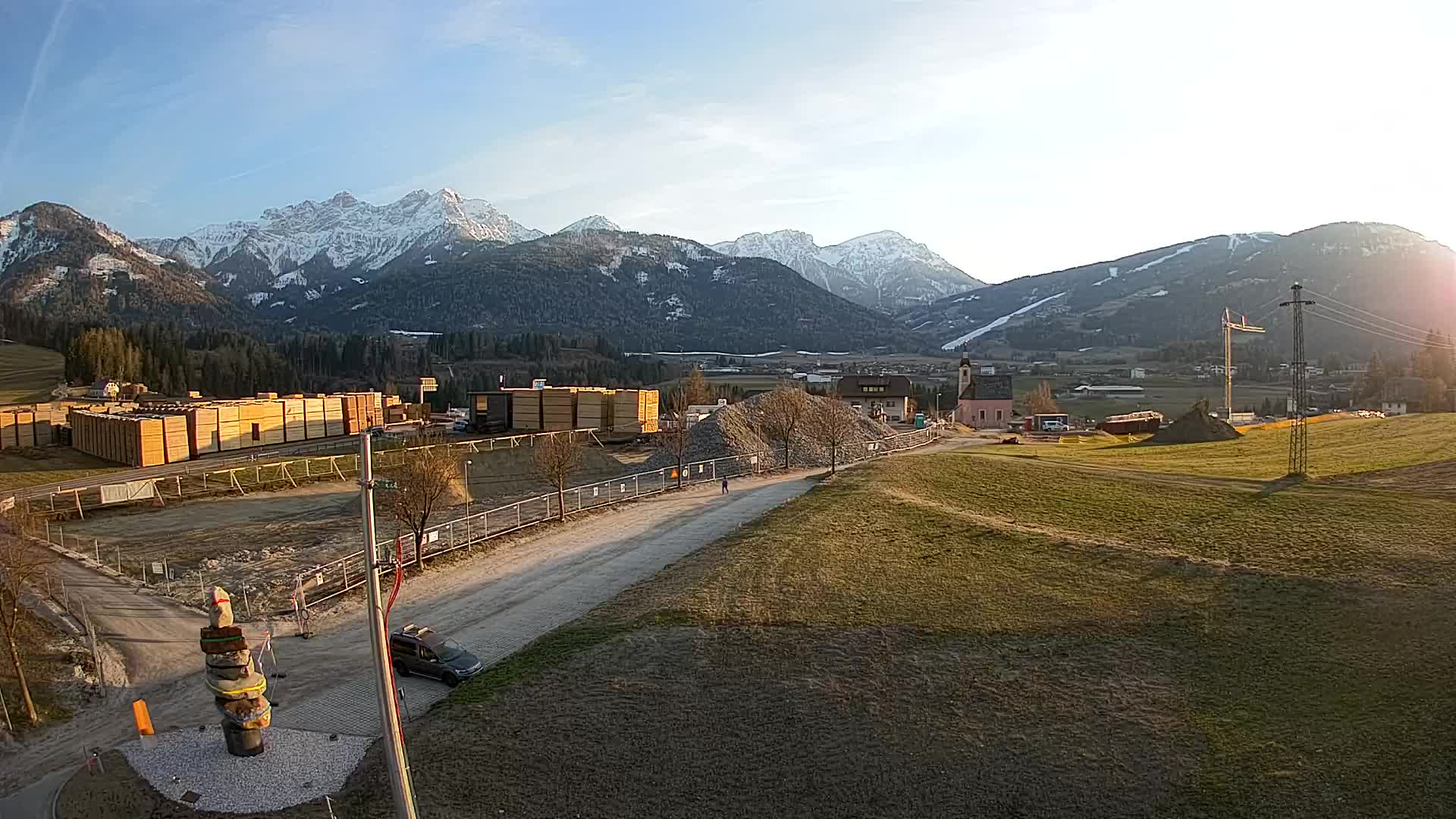 Webcam Rasun / Plan de Corones – Vista live dalla Valle di Anterselva