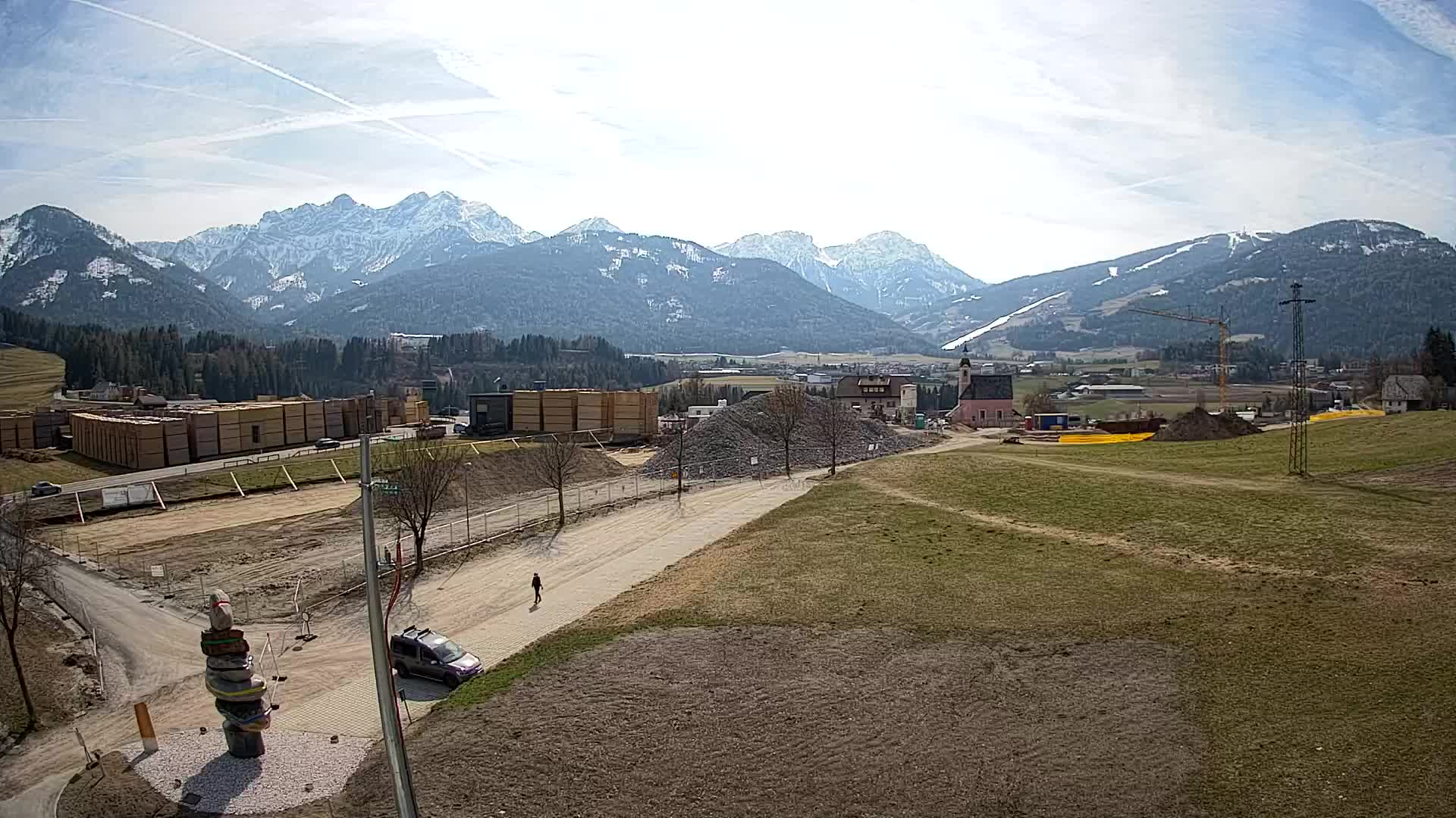 Webcam Rasun / Plan de Corones – Vista live dalla Valle di Anterselva