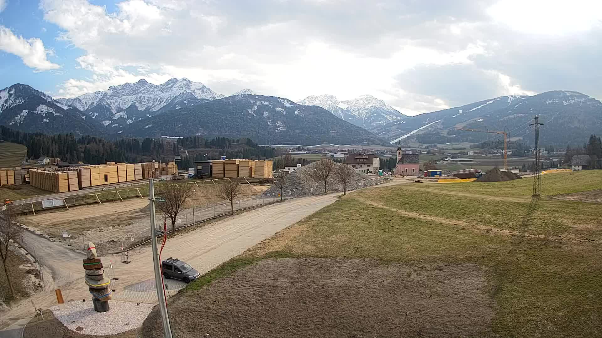 Webcam Rasun / Plan de Corones – Vista live dalla Valle di Anterselva