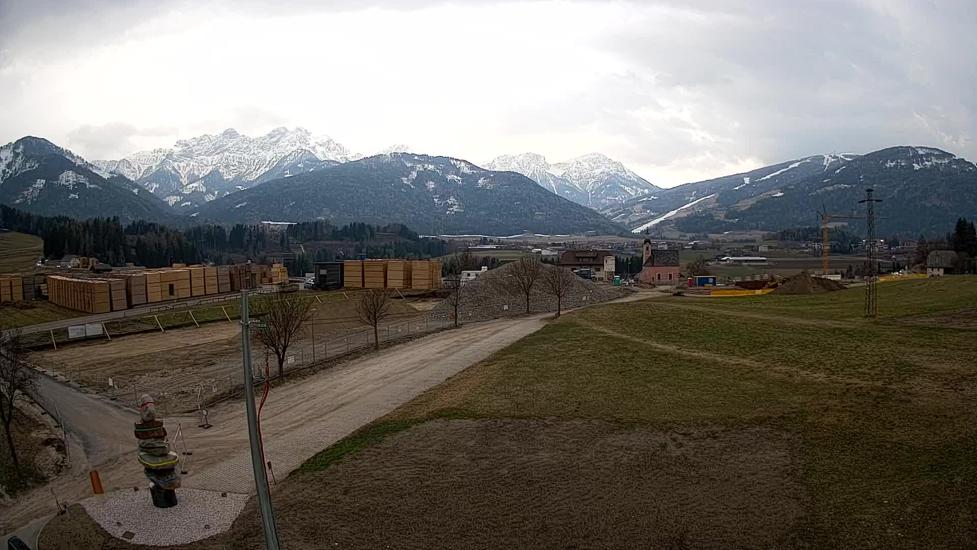 Webcam Rasun / Plan de Corones – Vista live dalla Valle di Anterselva