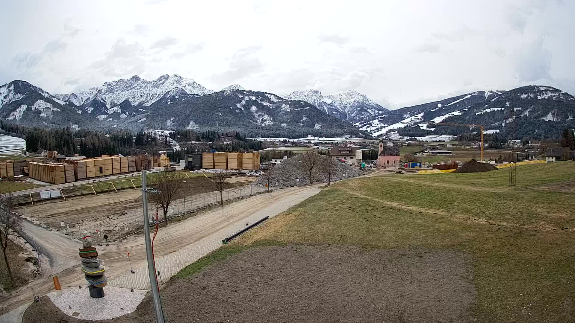 Webcam Rasun / Plan de Corones – Vista live dalla Valle di Anterselva