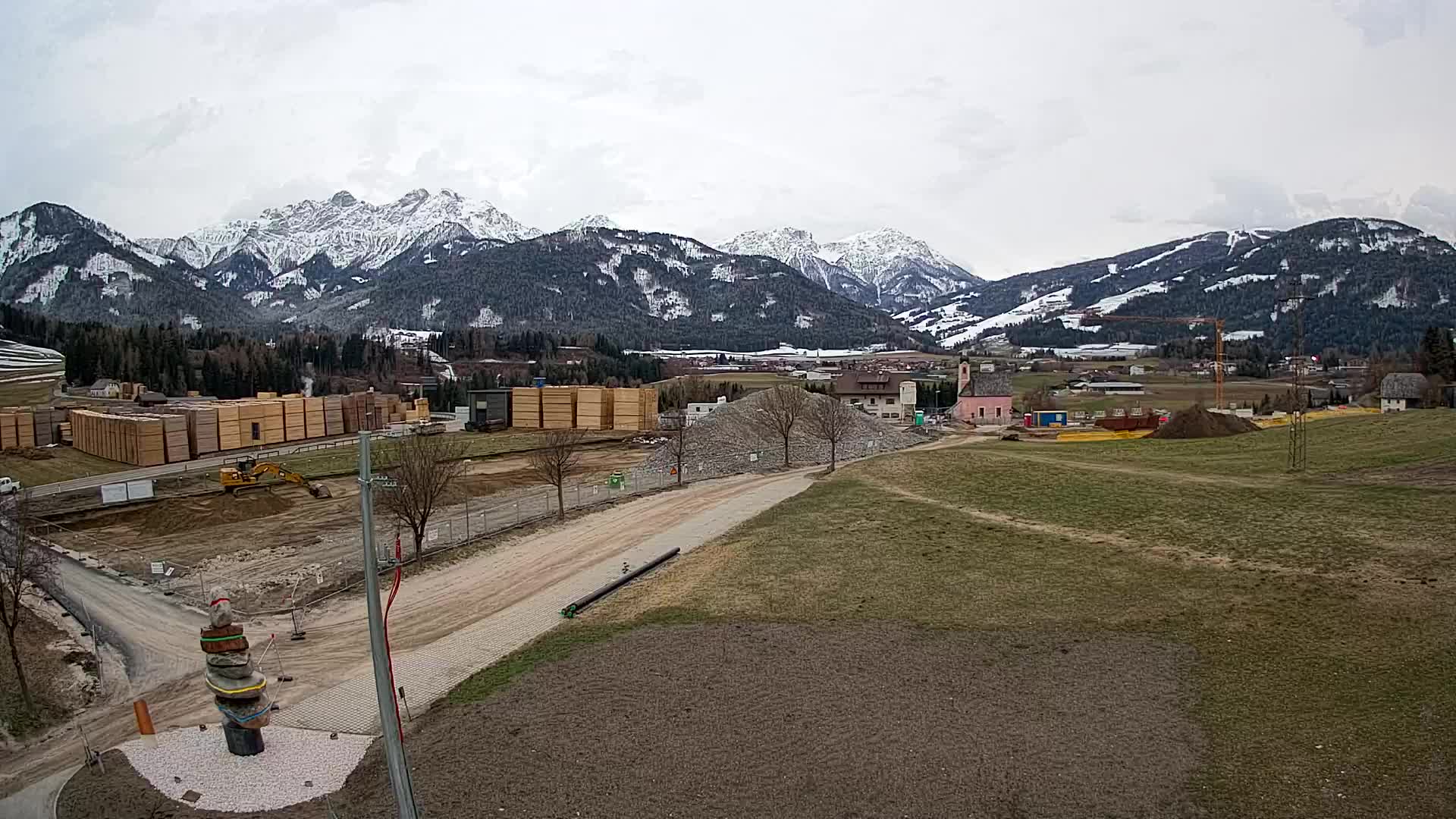 Webcam Rasun / Plan de Corones – Vista live dalla Valle di Anterselva