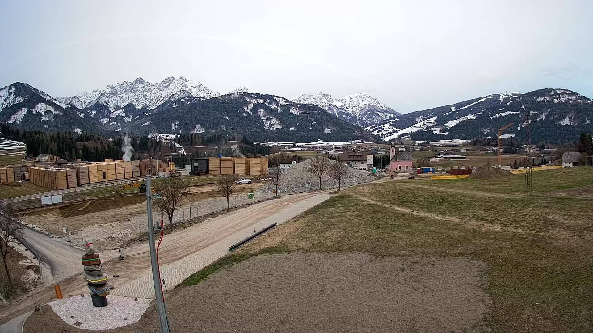 Webcam Rasun / Plan de Corones – Vista live dalla Valle di Anterselva