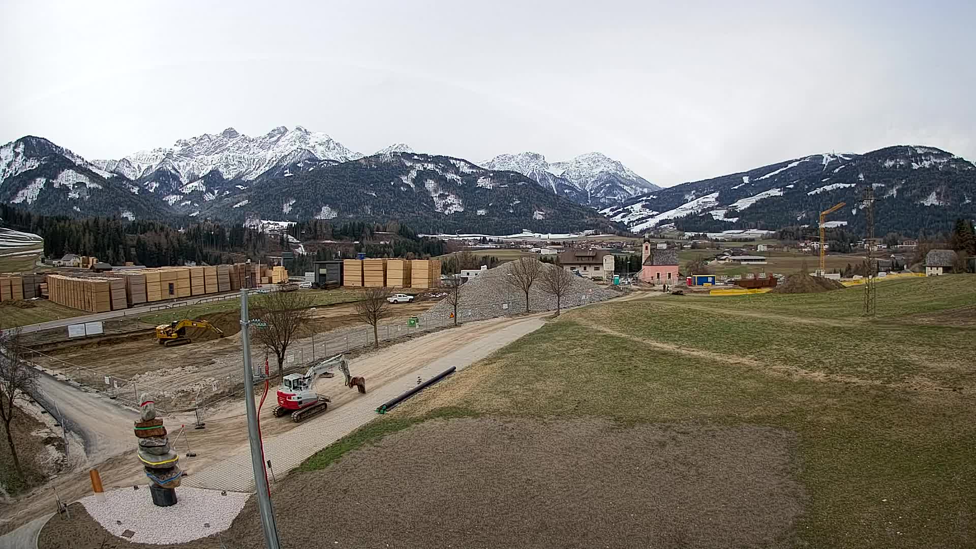 Webcam Rasun / Plan de Corones – Vista live dalla Valle di Anterselva