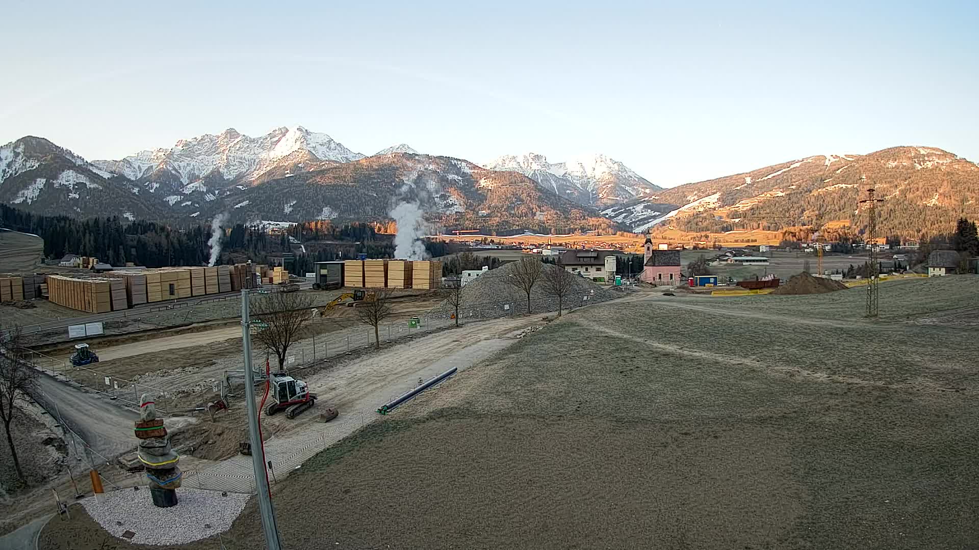 Webcam Rasun / Plan de Corones – Vista live dalla Valle di Anterselva