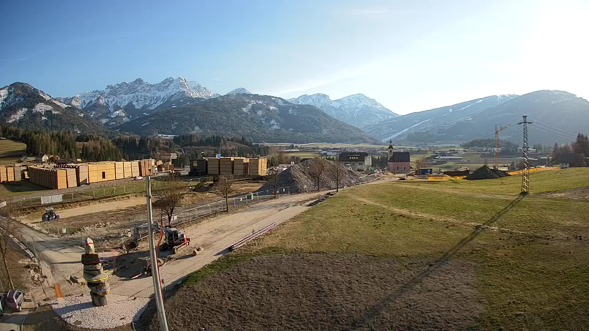 Webcam Rasun / Plan de Corones – Vista live dalla Valle di Anterselva