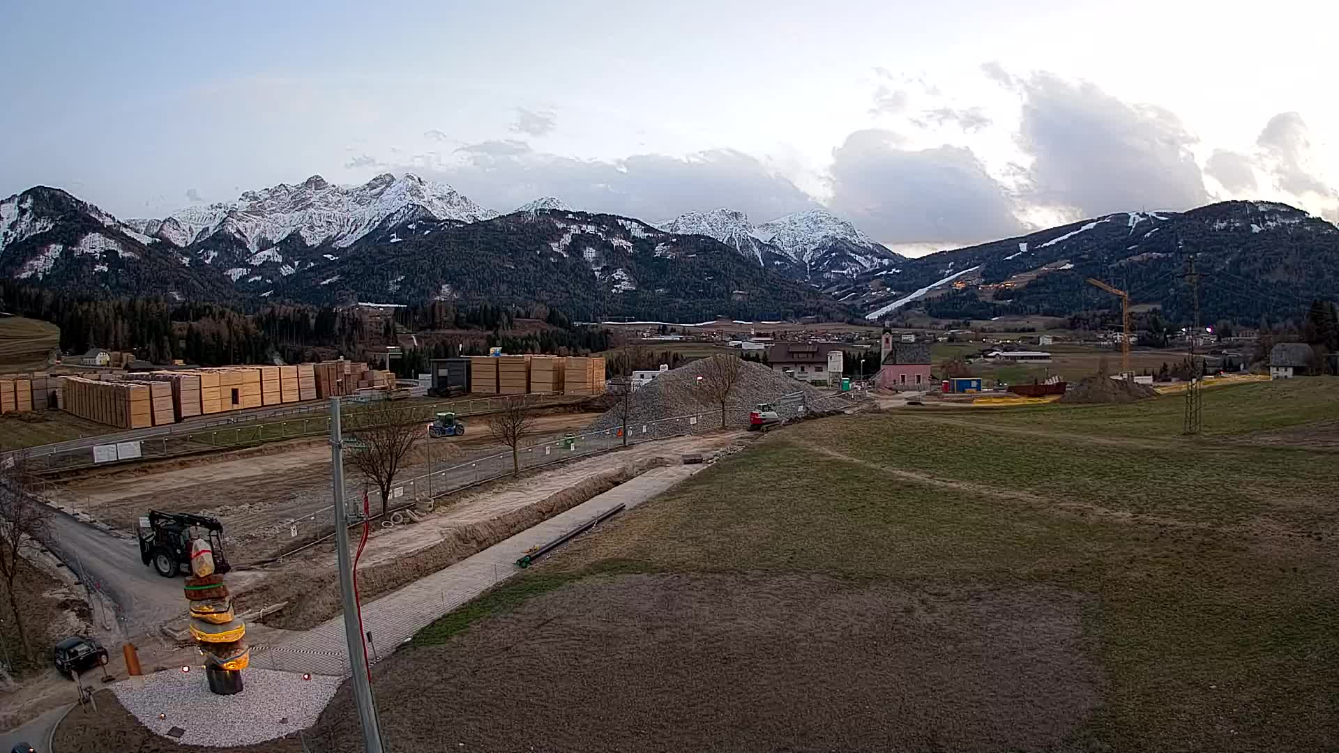 Webcam Rasun / Plan de Corones – Vista live dalla Valle di Anterselva