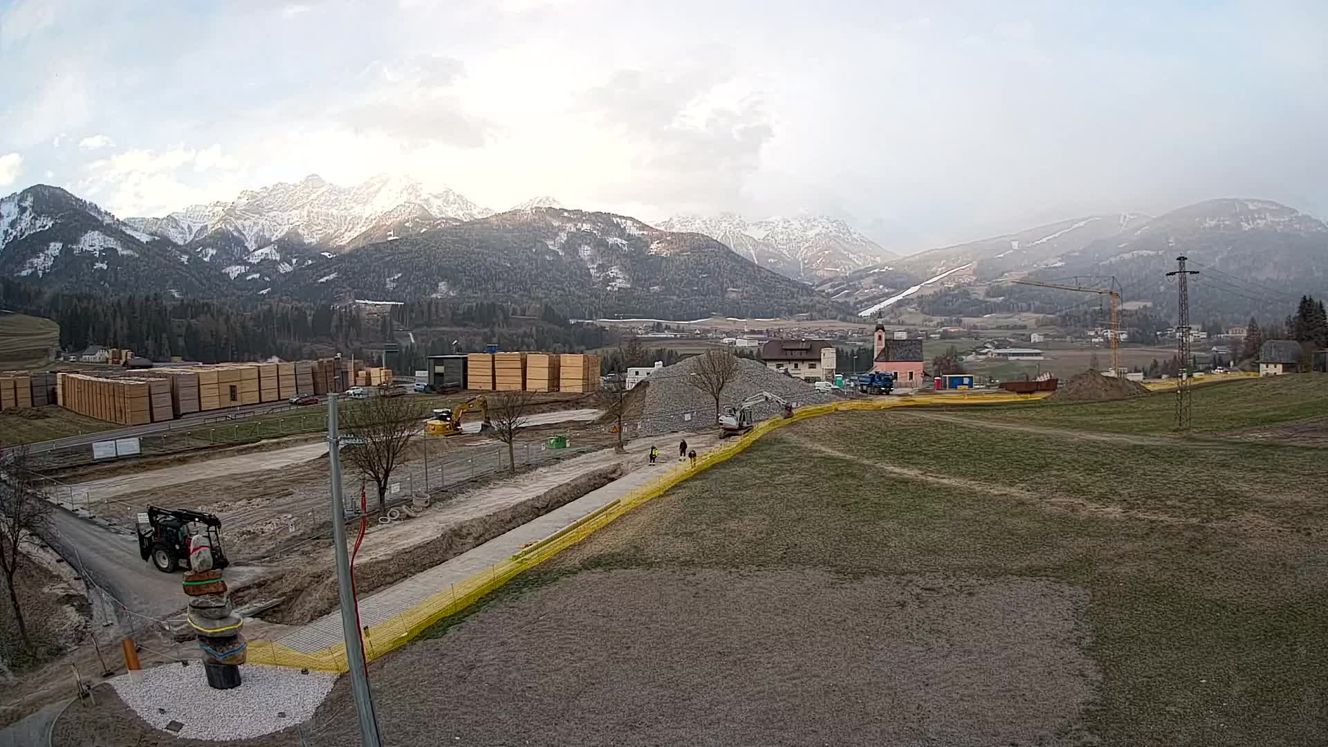 Webcam Rasun / Plan de Corones – Vista live dalla Valle di Anterselva