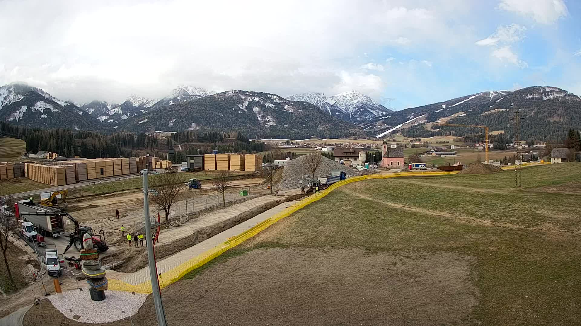 Webcam Rasun / Plan de Corones – Vista live dalla Valle di Anterselva