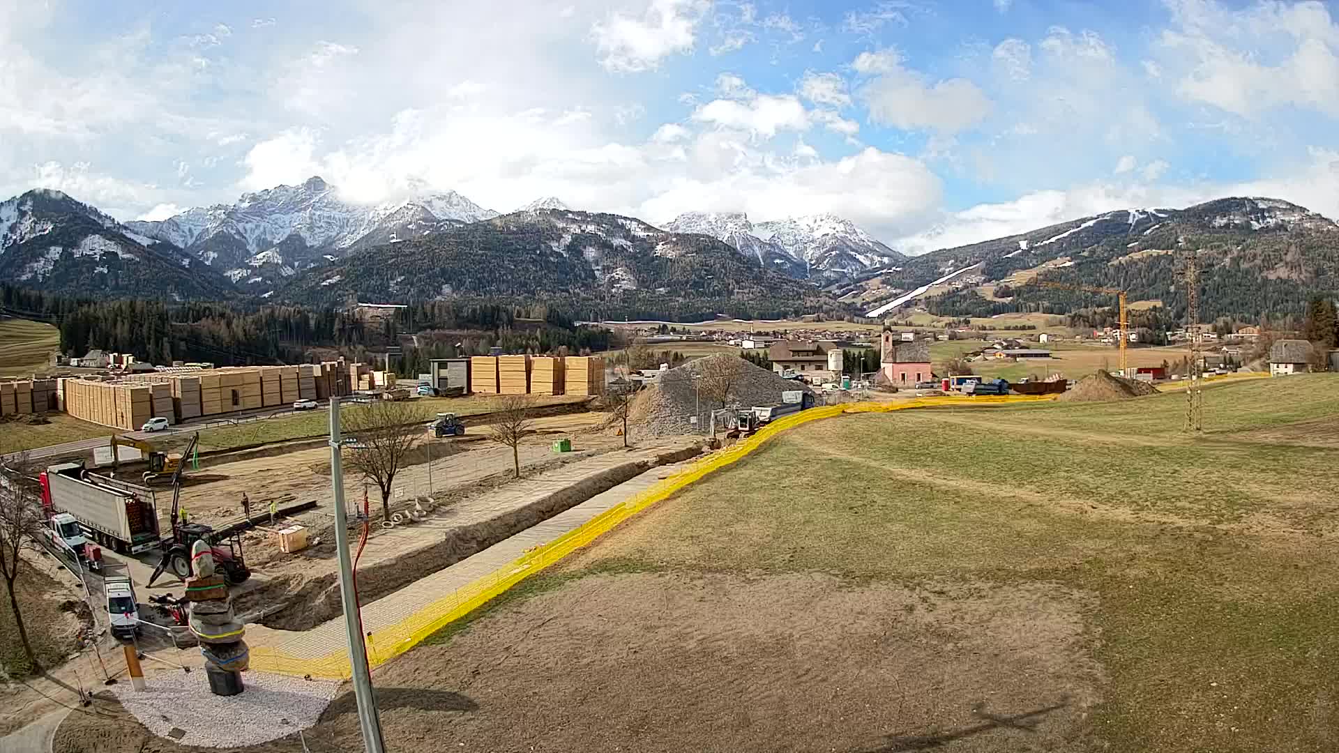 Webcam Rasun / Plan de Corones – Vista live dalla Valle di Anterselva