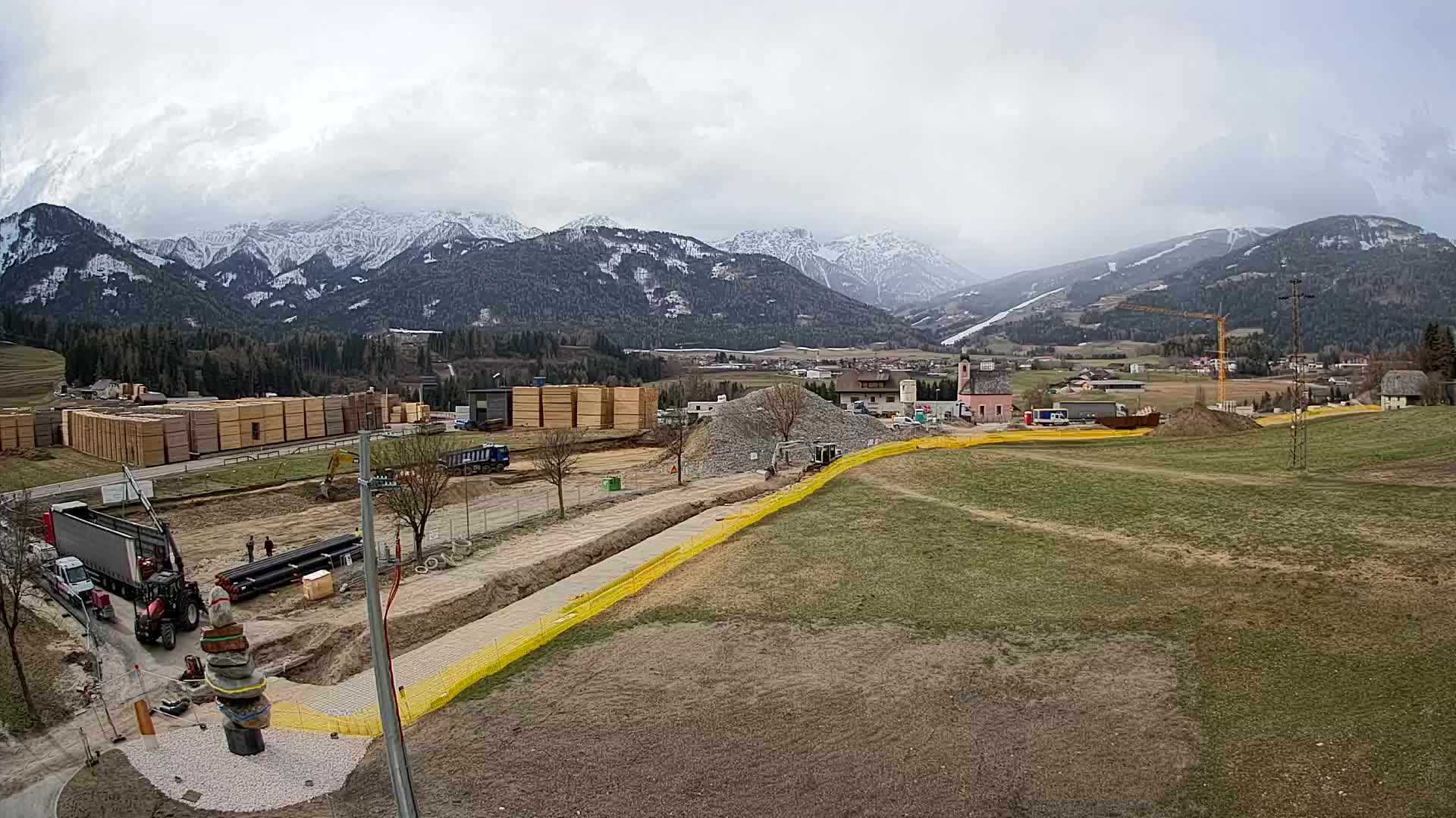 Webcam Rasun / Plan de Corones – Vista live dalla Valle di Anterselva