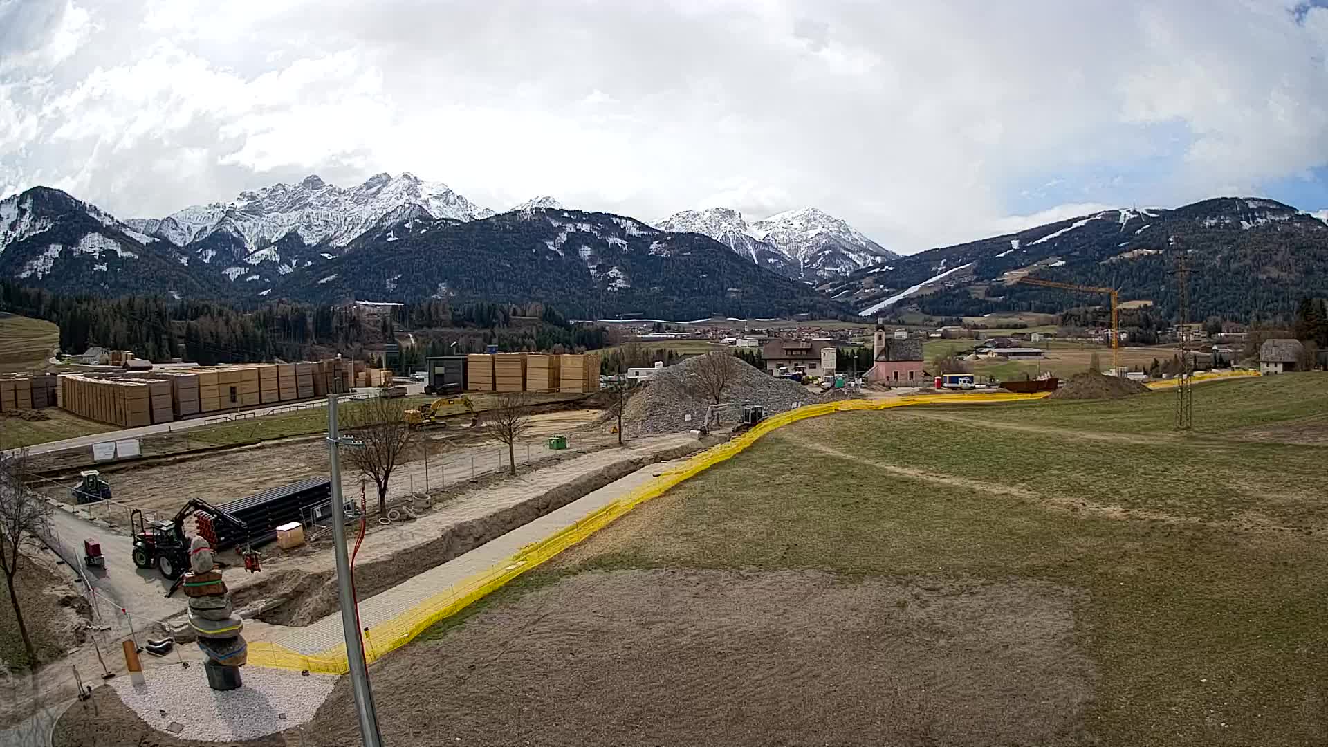 Webcam Rasun / Plan de Corones – Vista live dalla Valle di Anterselva