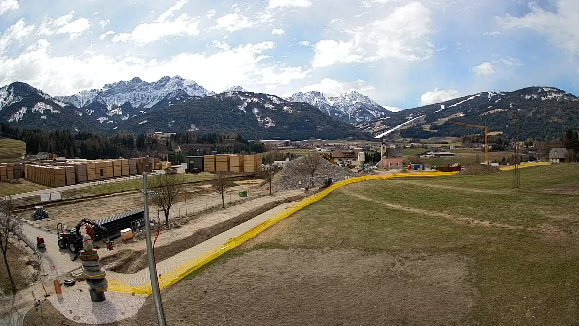 Webcam Rasun / Plan de Corones – Vista live dalla Valle di Anterselva