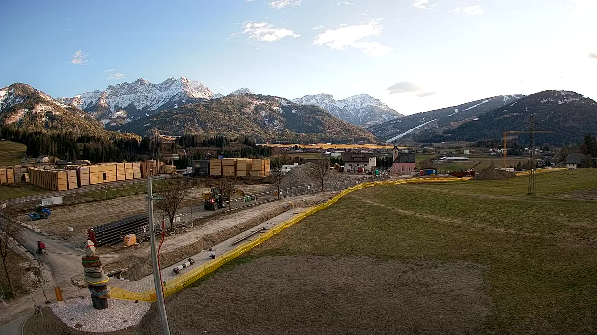 Webcam Rasun / Plan de Corones – Vista live dalla Valle di Anterselva