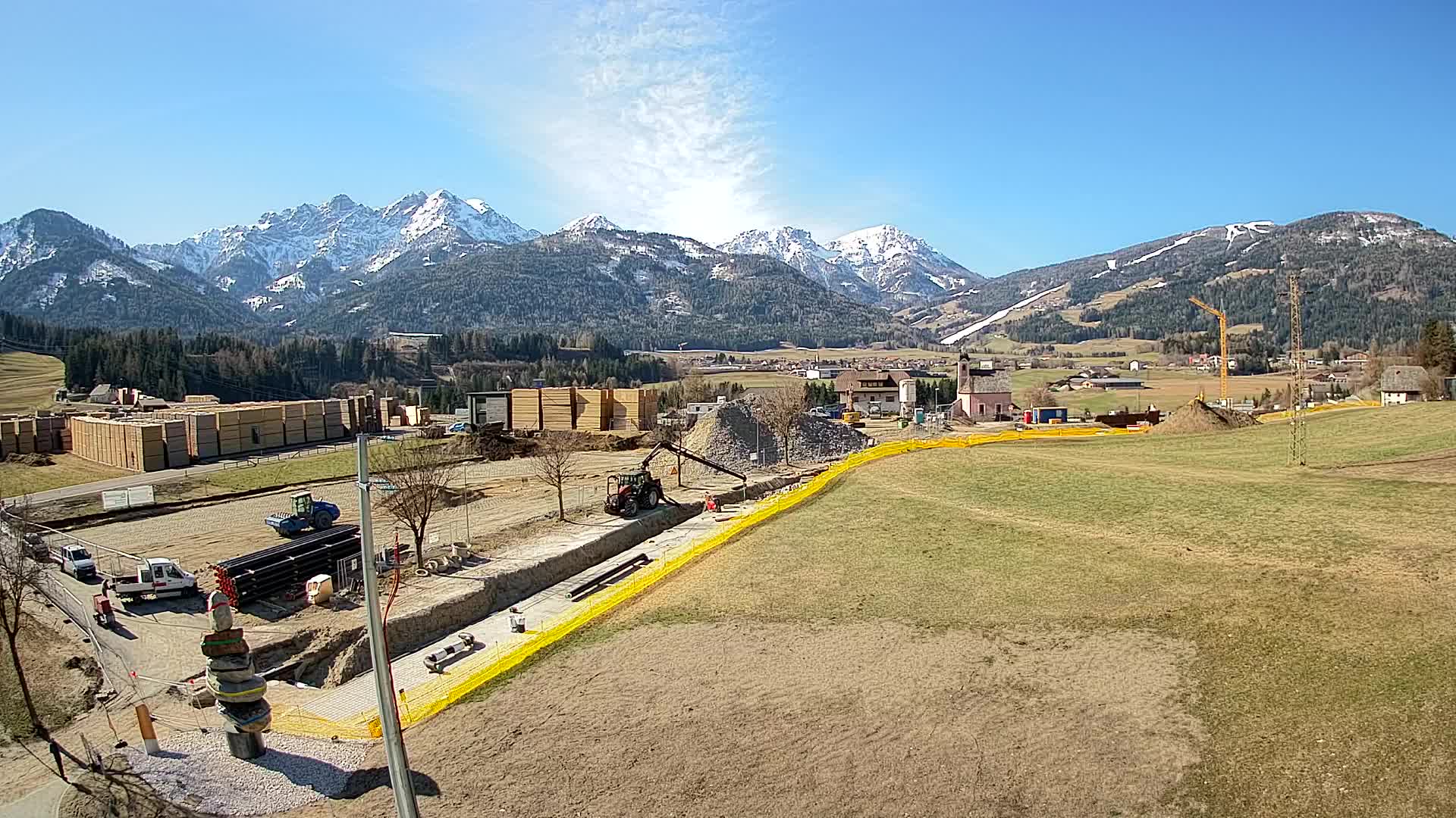 Webcam Rasun / Plan de Corones – Vista live dalla Valle di Anterselva