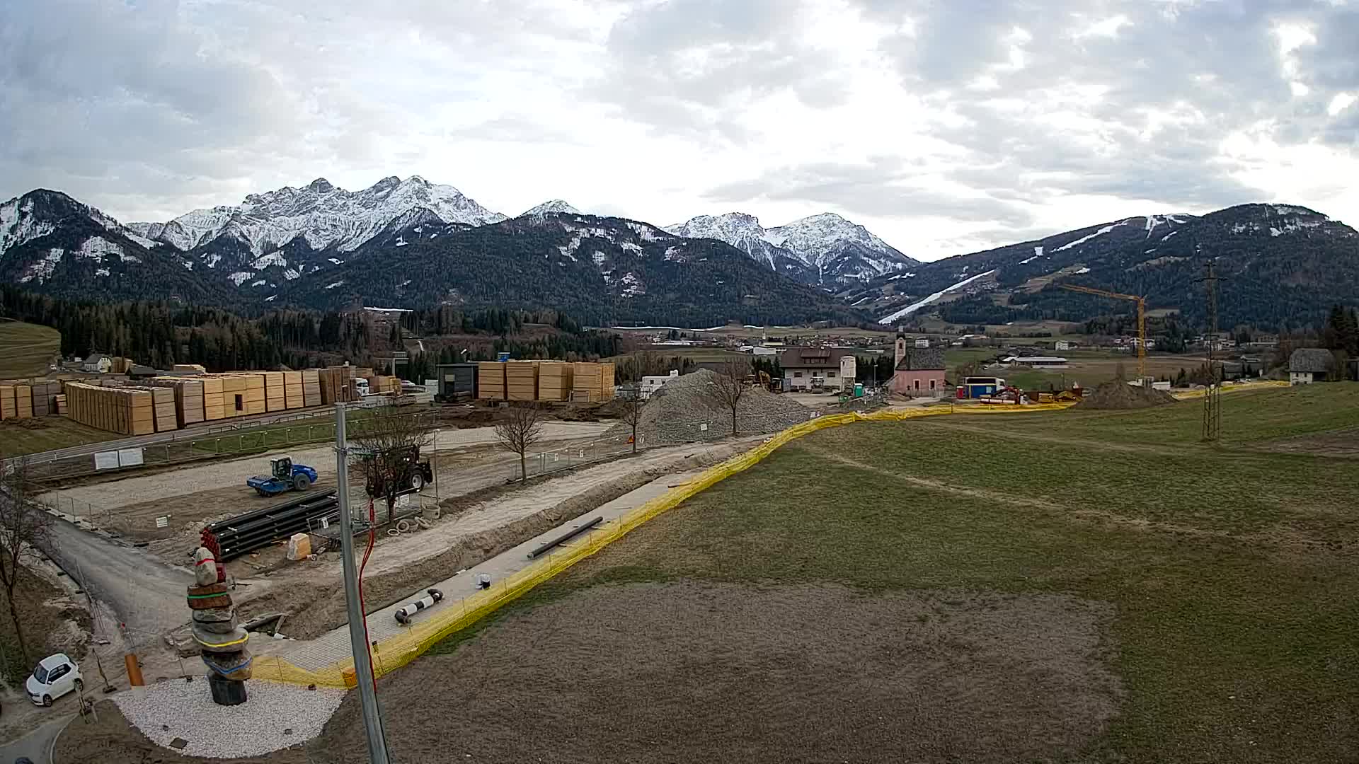 Webcam Rasun / Plan de Corones – Vista live dalla Valle di Anterselva