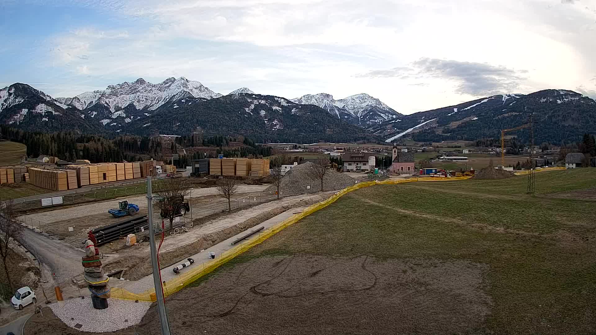 Webcam Rasun / Plan de Corones – Vista live dalla Valle di Anterselva