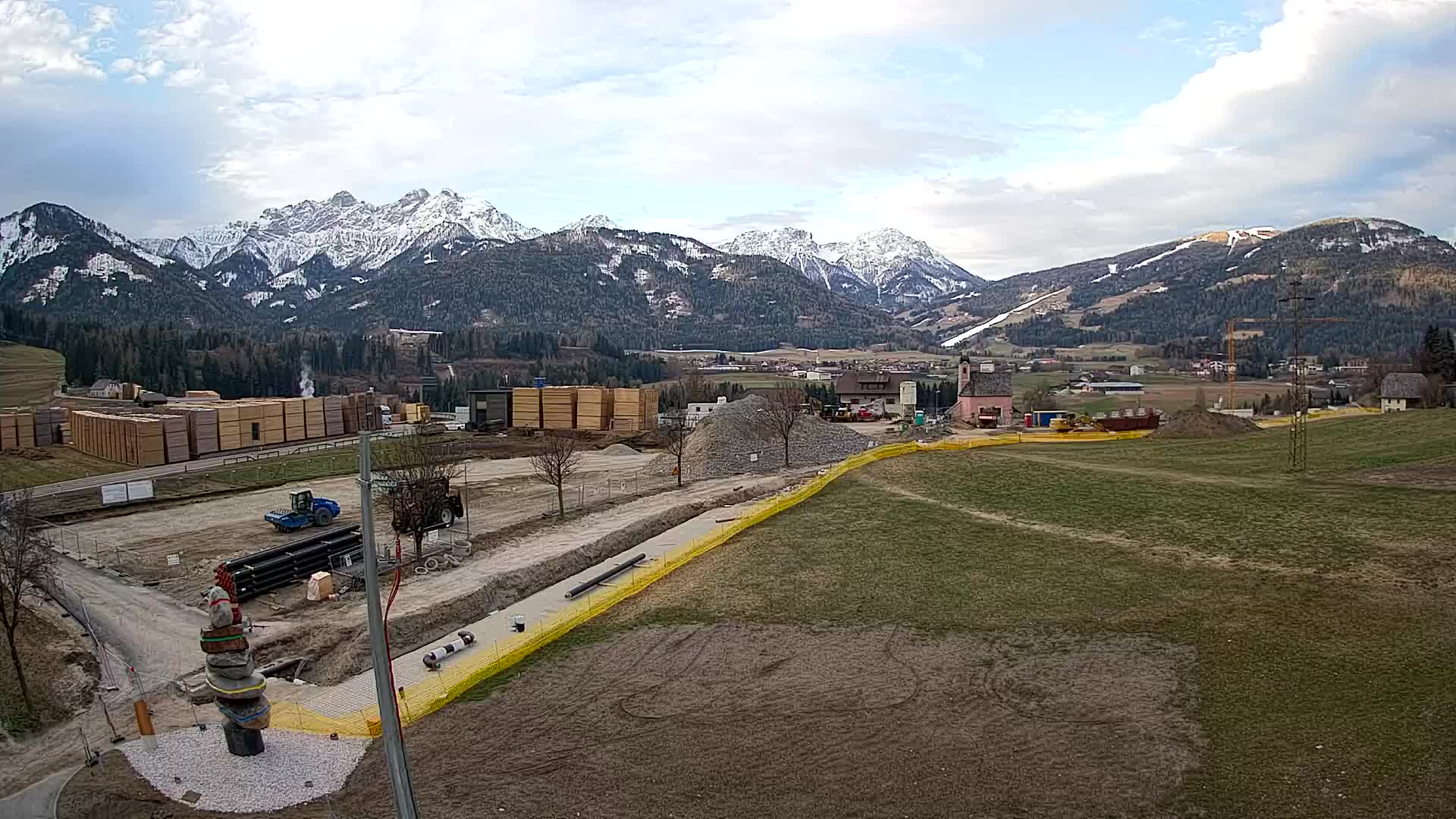 Webcam Rasun / Plan de Corones – Vista live dalla Valle di Anterselva