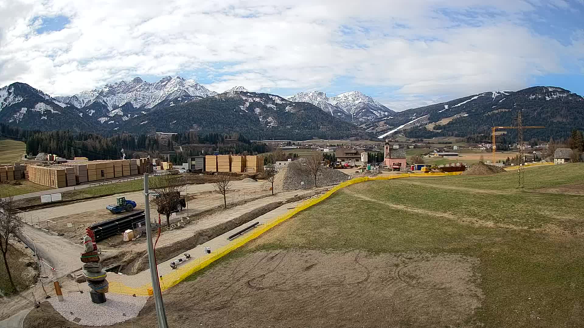 Webcam Rasun / Plan de Corones – Vista live dalla Valle di Anterselva