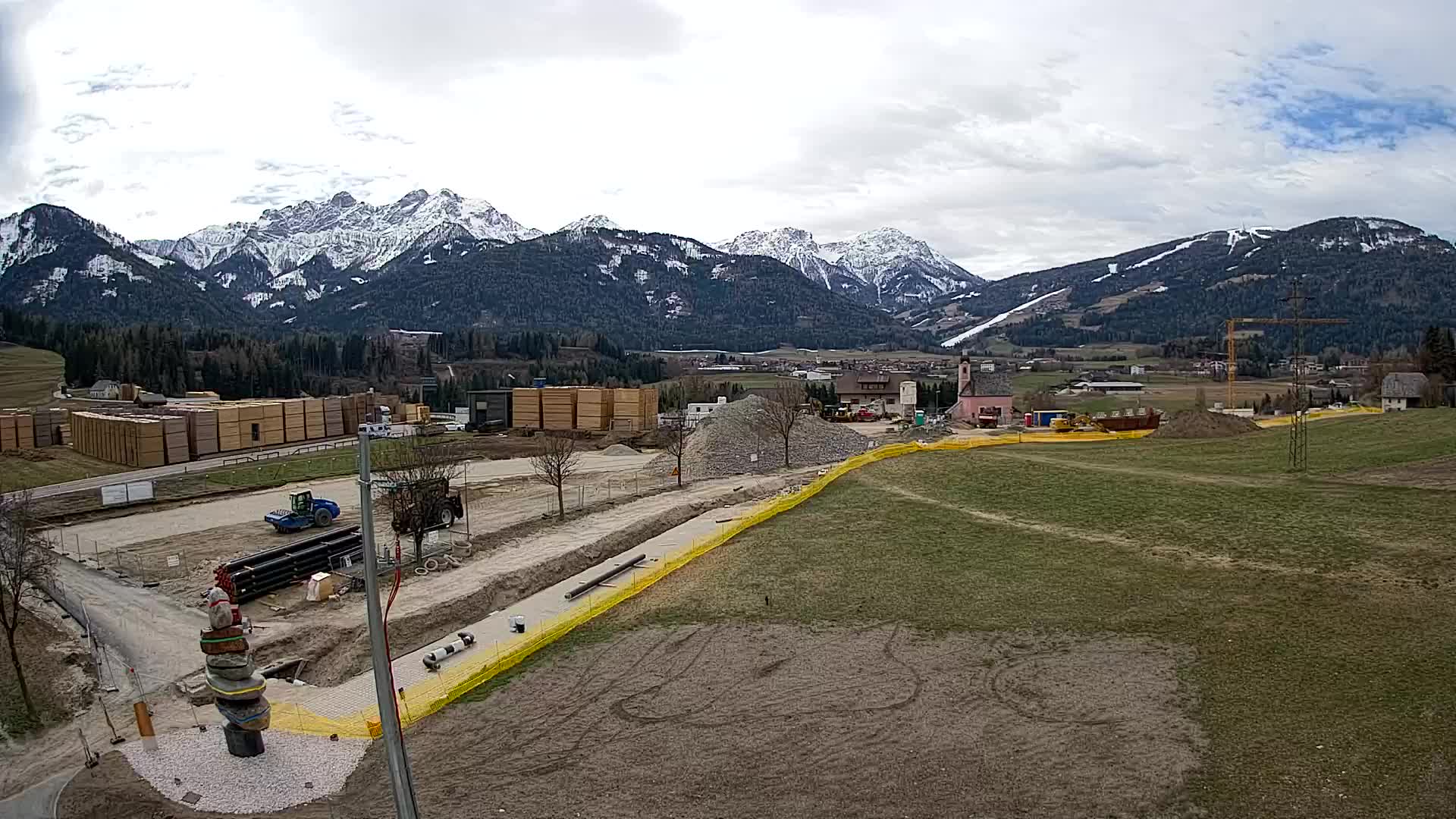 Webcam Rasun / Plan de Corones – Vista live dalla Valle di Anterselva