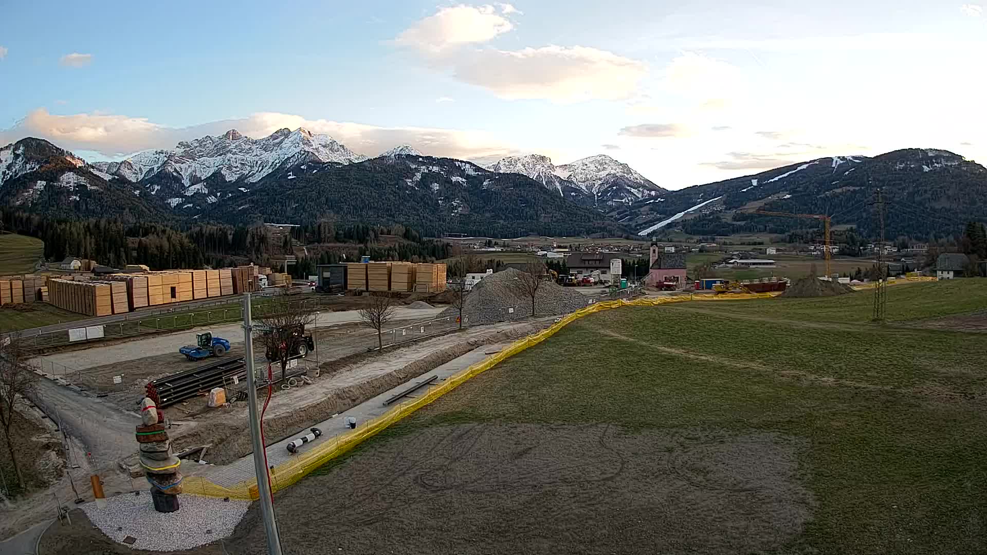 Webcam Rasun / Plan de Corones – Vista live dalla Valle di Anterselva