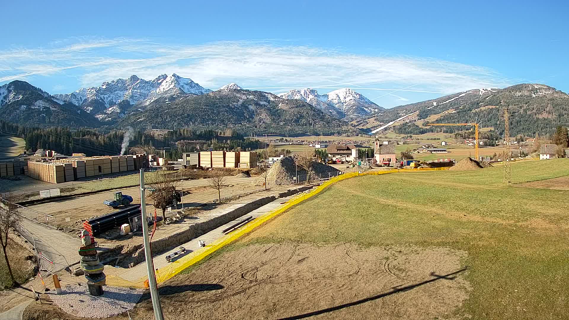 Webcam Rasun / Plan de Corones – Vista live dalla Valle di Anterselva