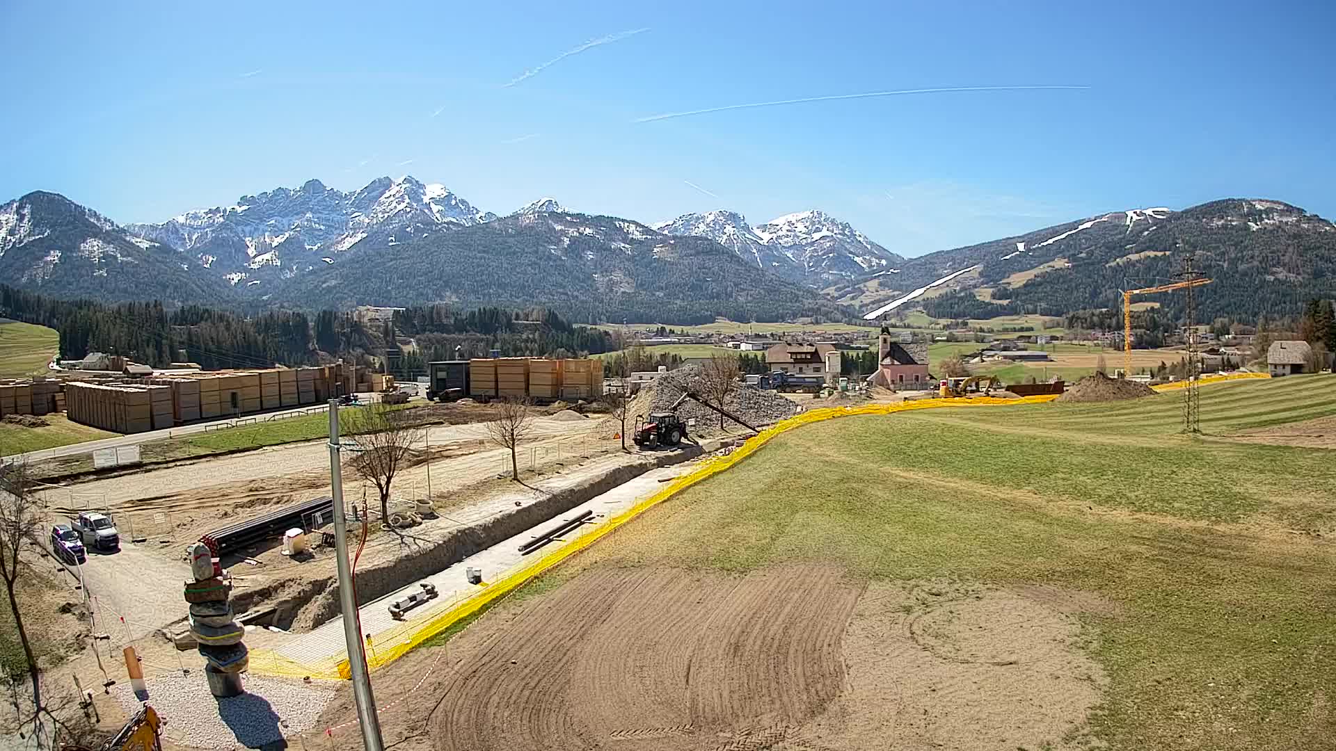 Webcam Rasun / Plan de Corones – Vista live dalla Valle di Anterselva