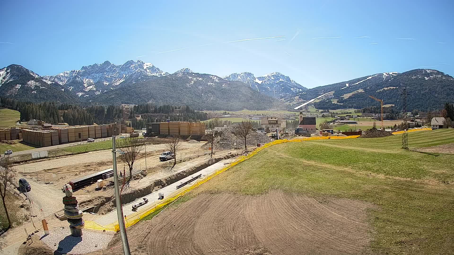 Webcam Rasun / Plan de Corones – Vista live dalla Valle di Anterselva