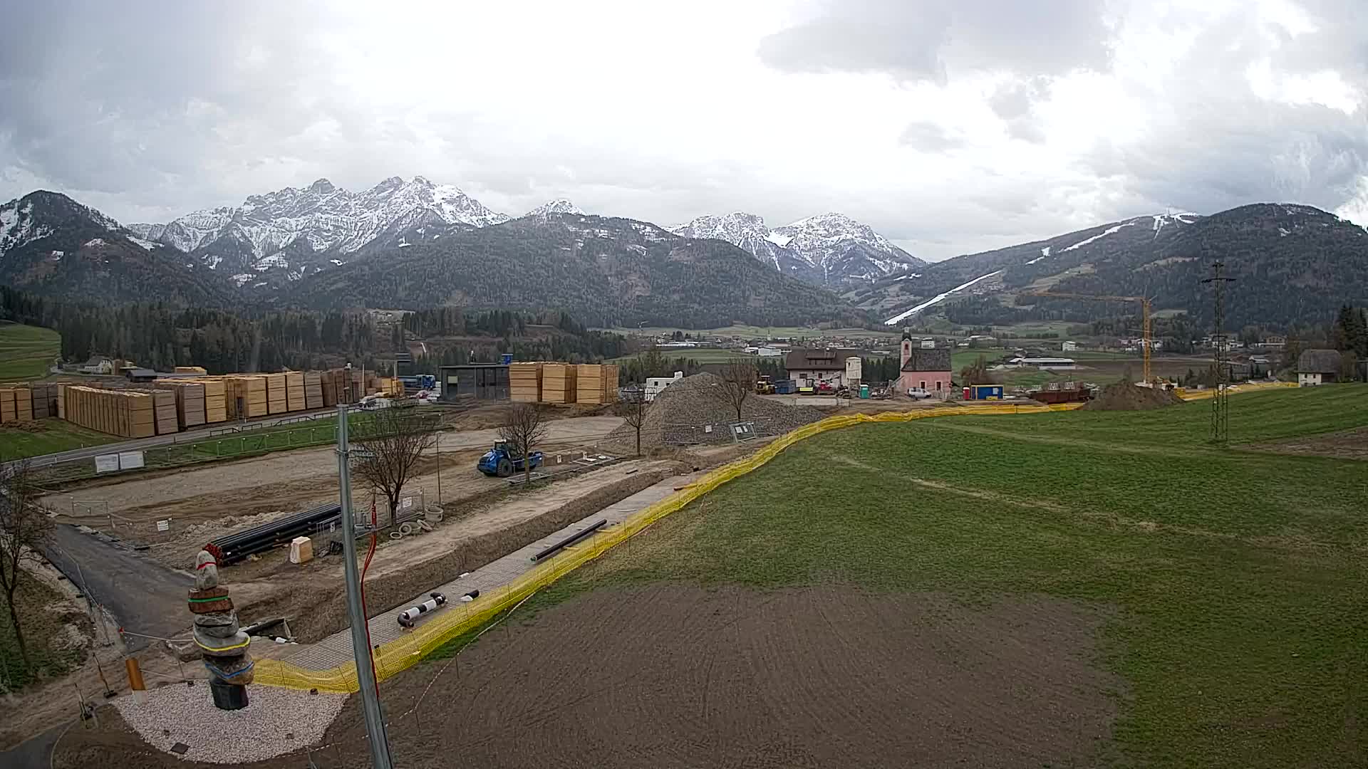 Webcam Rasun / Plan de Corones – Vista live dalla Valle di Anterselva