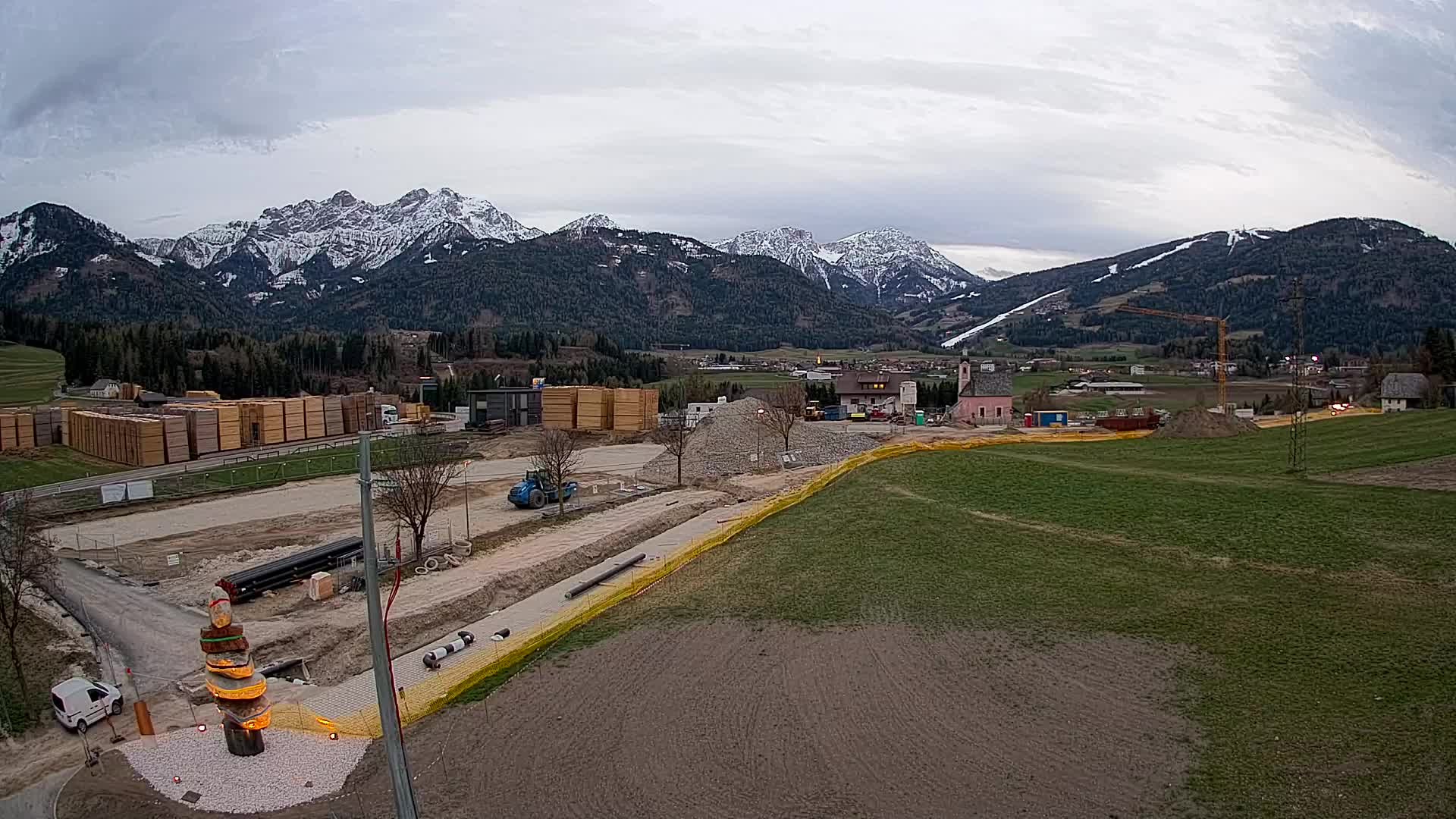 Webcam Rasun / Plan de Corones – Vista live dalla Valle di Anterselva