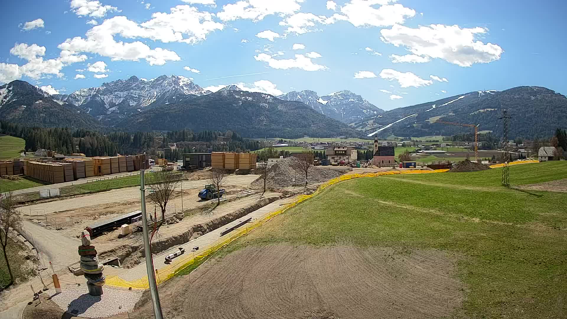 Webcam Rasun / Plan de Corones – Vista live dalla Valle di Anterselva