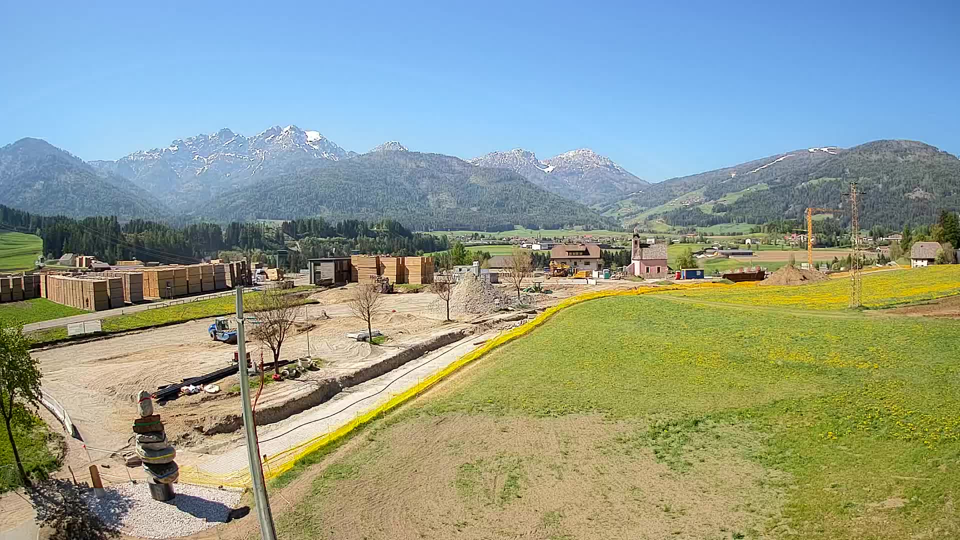 Webcam Rasun / Plan de Corones – Vista live dalla Valle di Anterselva