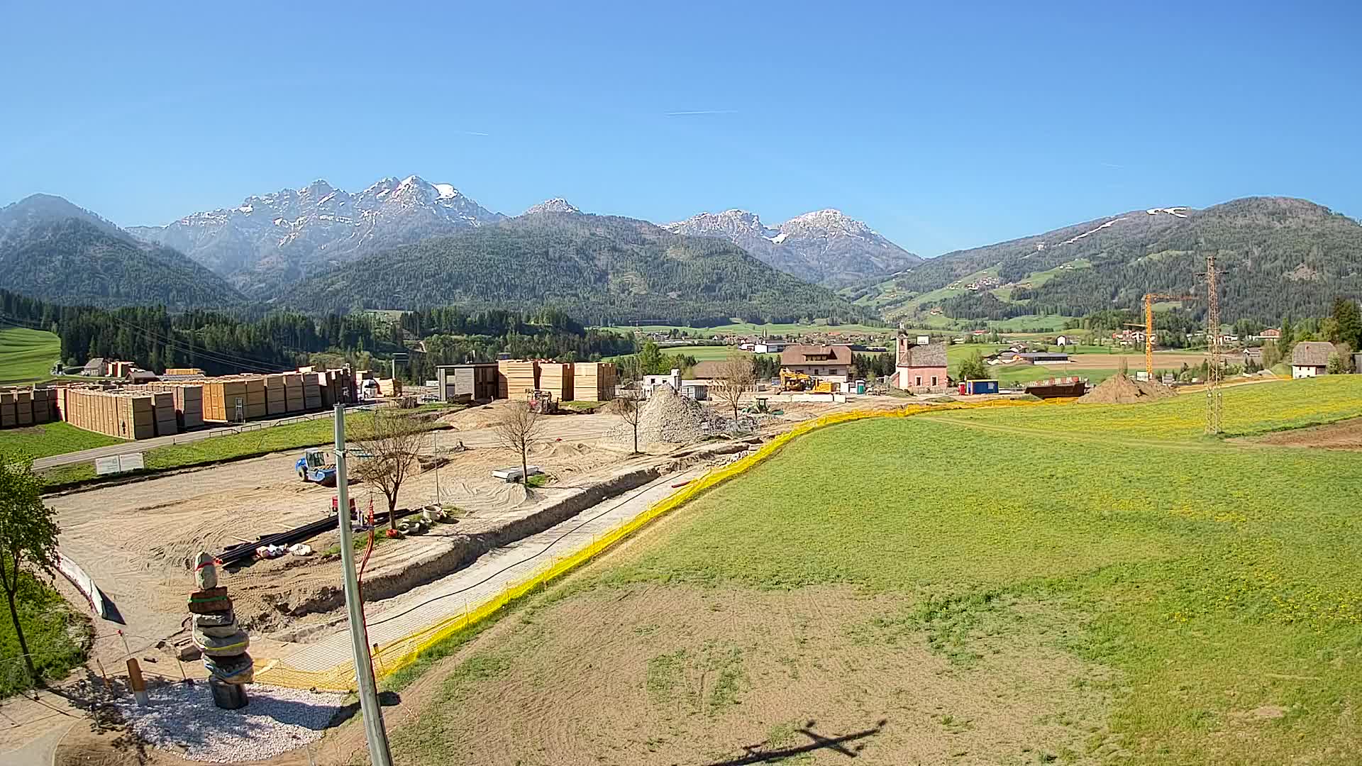 Webcam Rasun / Plan de Corones – Vista live dalla Valle di Anterselva