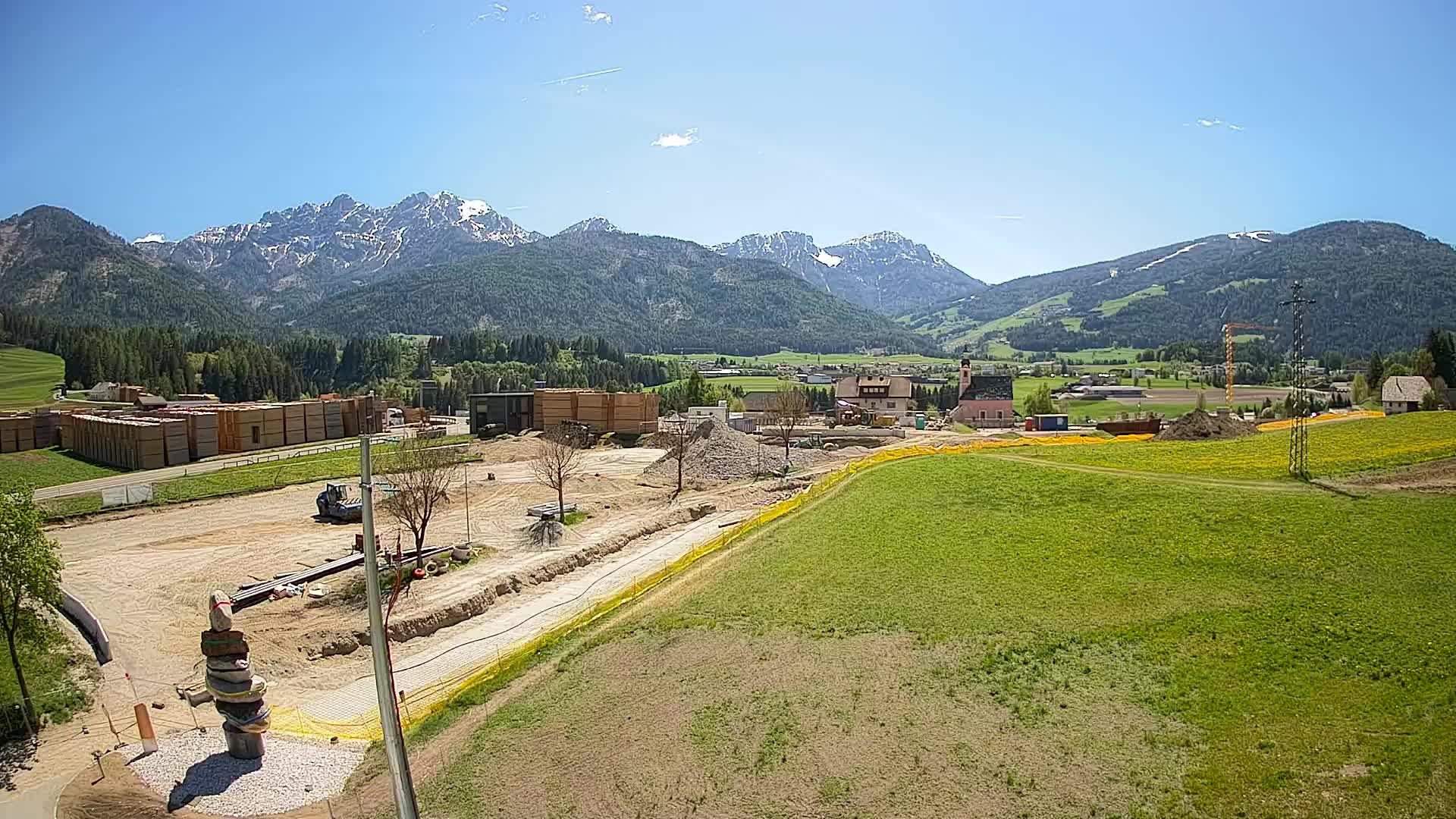 Webcam Rasun / Plan de Corones – Vista live dalla Valle di Anterselva